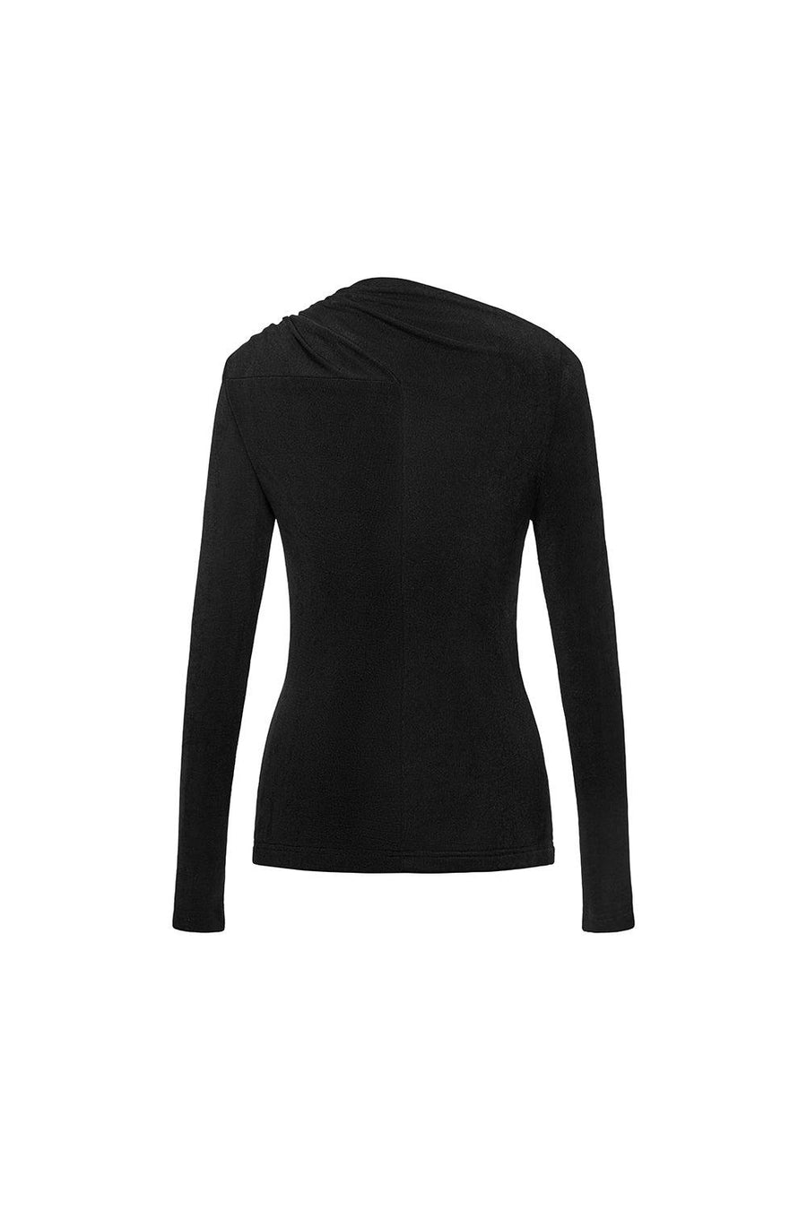 Eleanor Bodycon Cut-Out Knitted Fabric Top Long Sleeved Top Eegen Studio