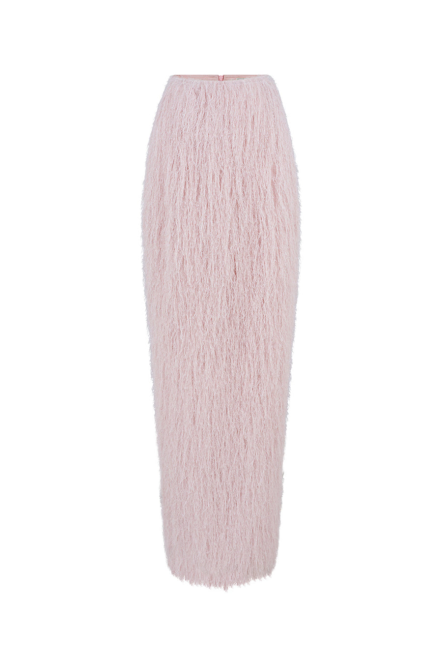 Chloe Straight Basic Microfiber Floor Length Skirt 5