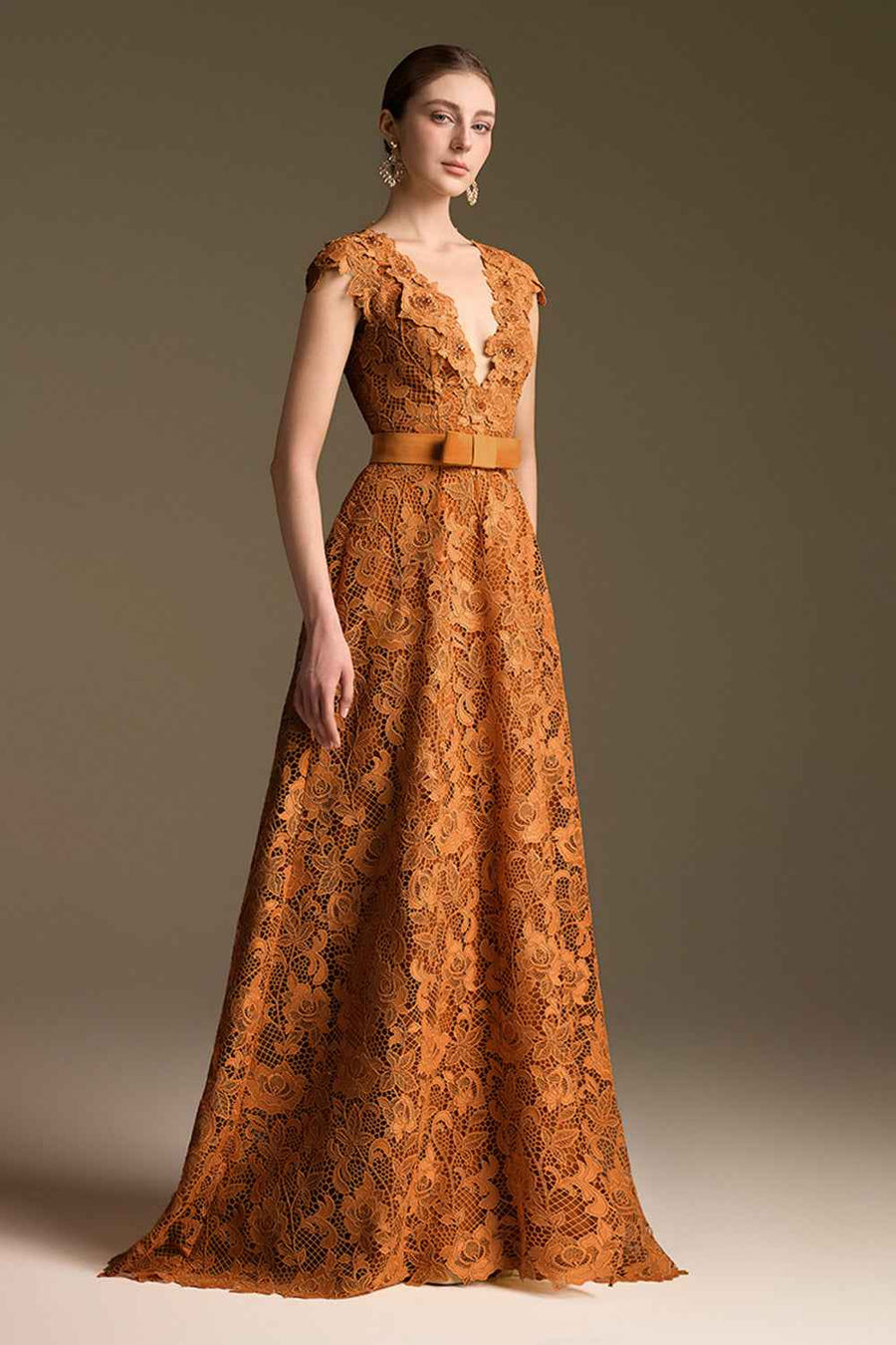 Solène V-Neck Maxi Dress