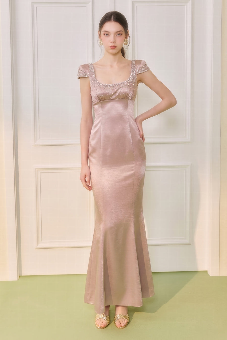 Elara Mermaid Maxi Dress 8