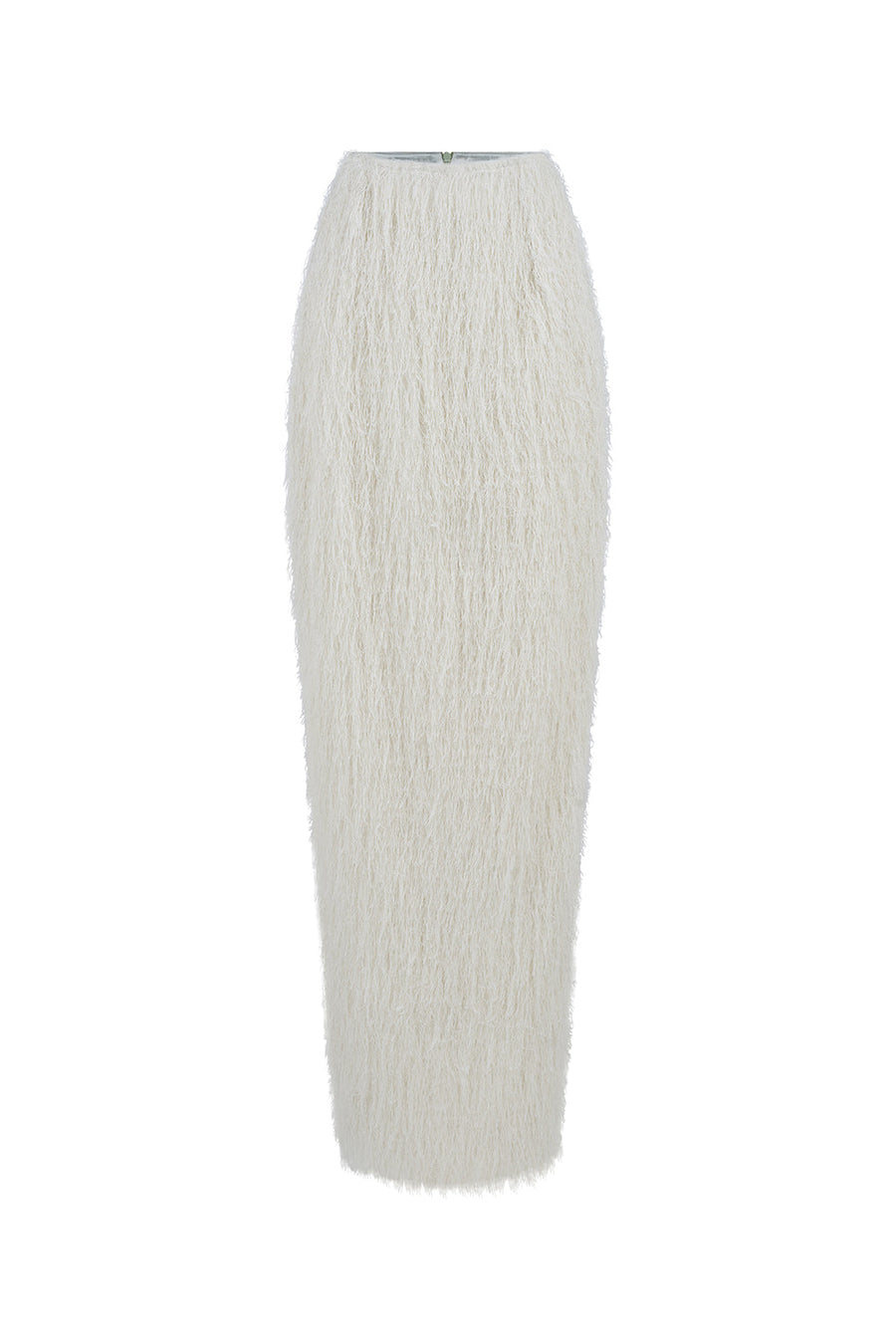 Chloe Straight Basic Microfiber Floor Length Skirt 1