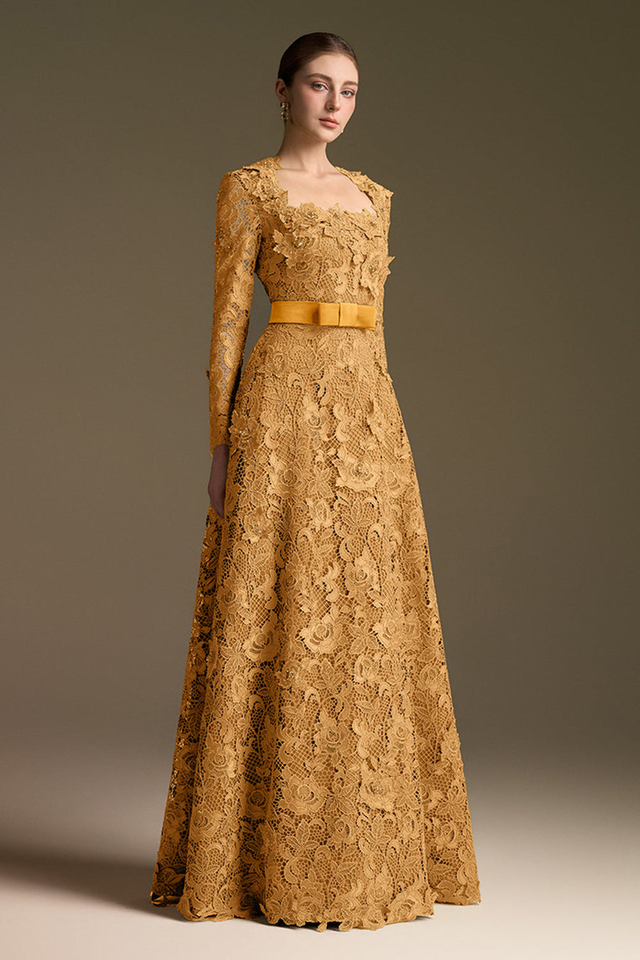 Noémie Trapeze Neck Maxi Dress 7