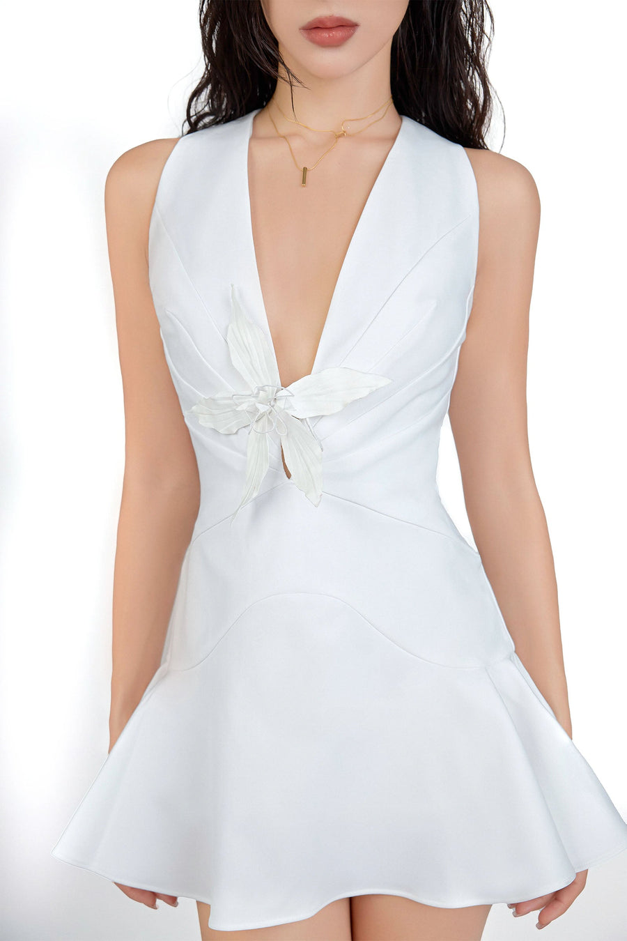 Aphrodite Halter Mini Dress 8