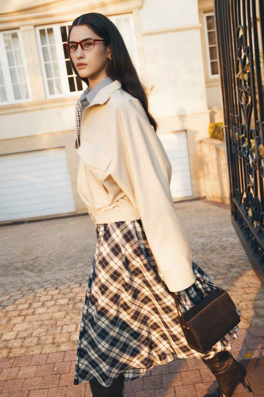 Simone Blouson Cotton Coat
