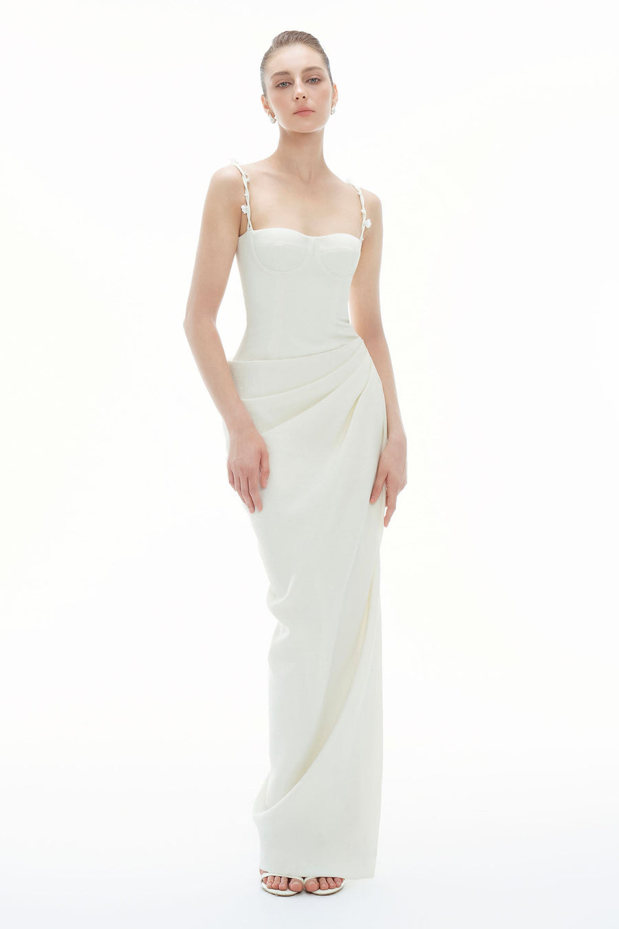Magnolia Draped Maxi Dress 4