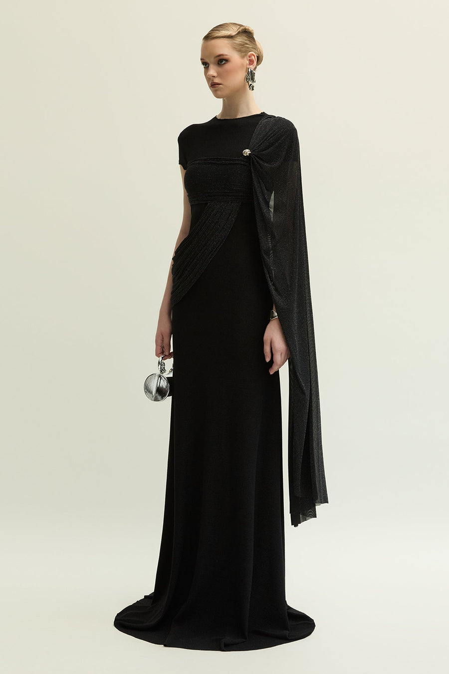 Freya Mermaid Draped Maxi Dress 5