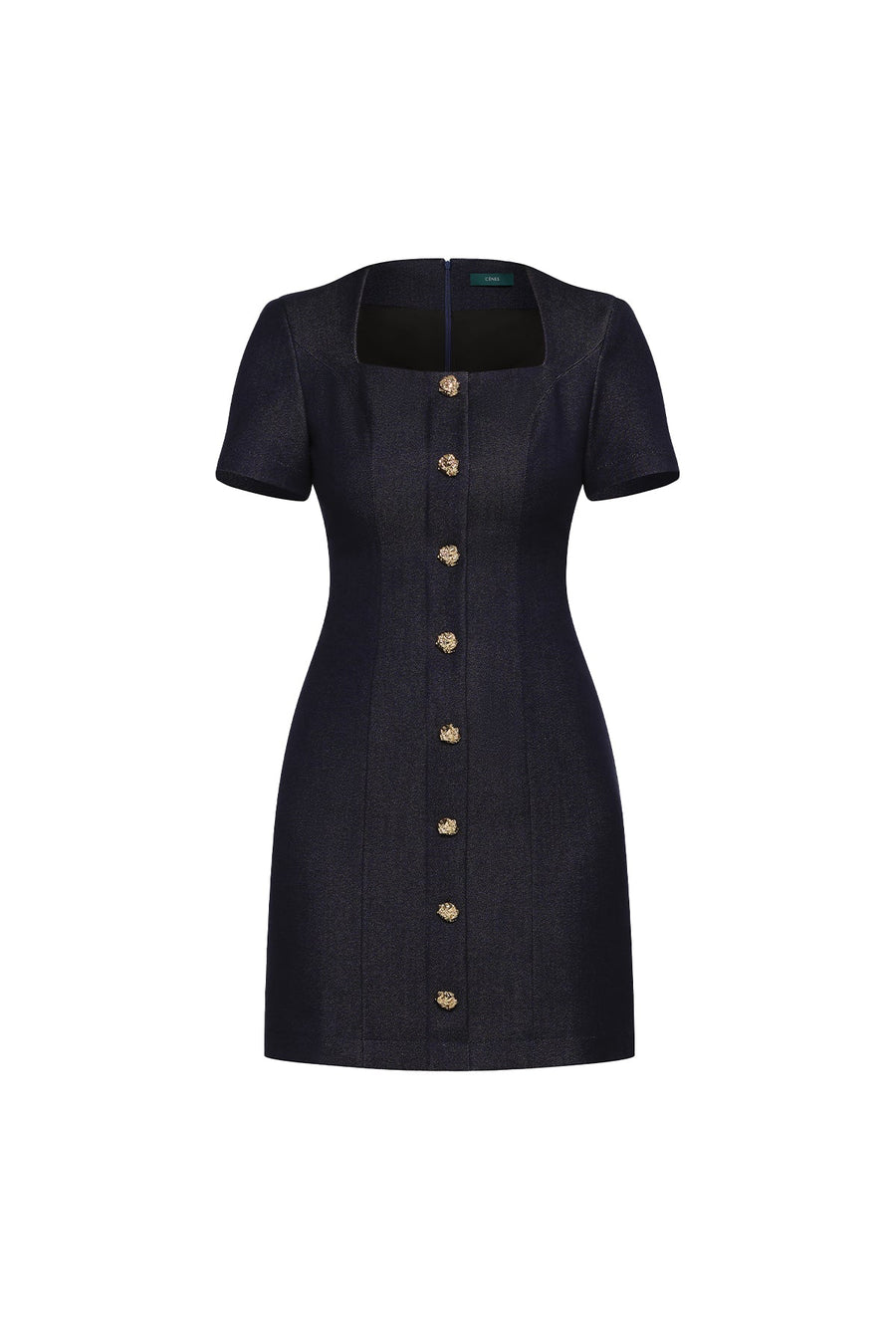 Isadora Button Mini Dress 1