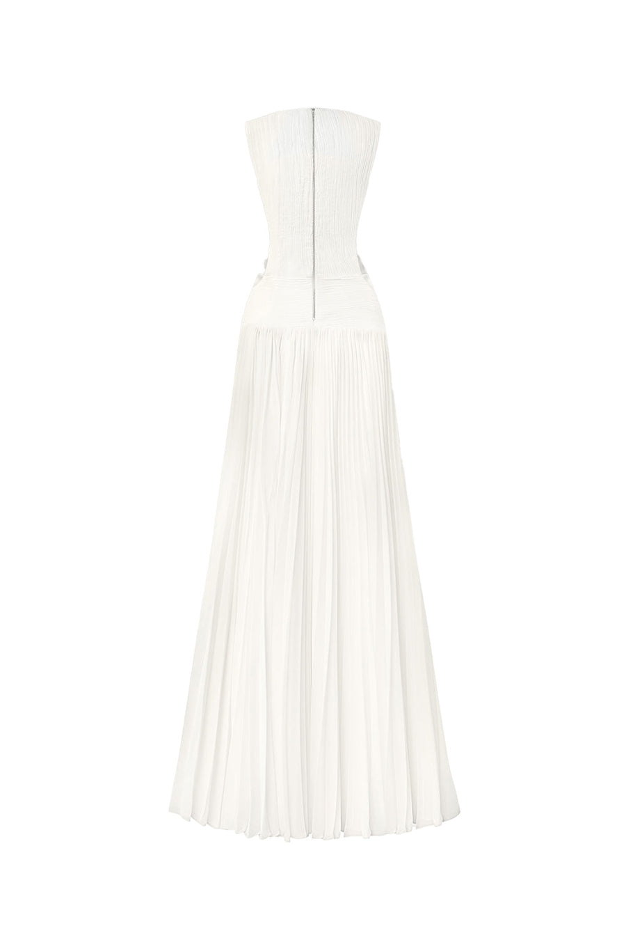 Ocean Bloom Drop Waist Cut-Out Chiffon Floor Length Dress Maxi Dress CHYMEOCHY