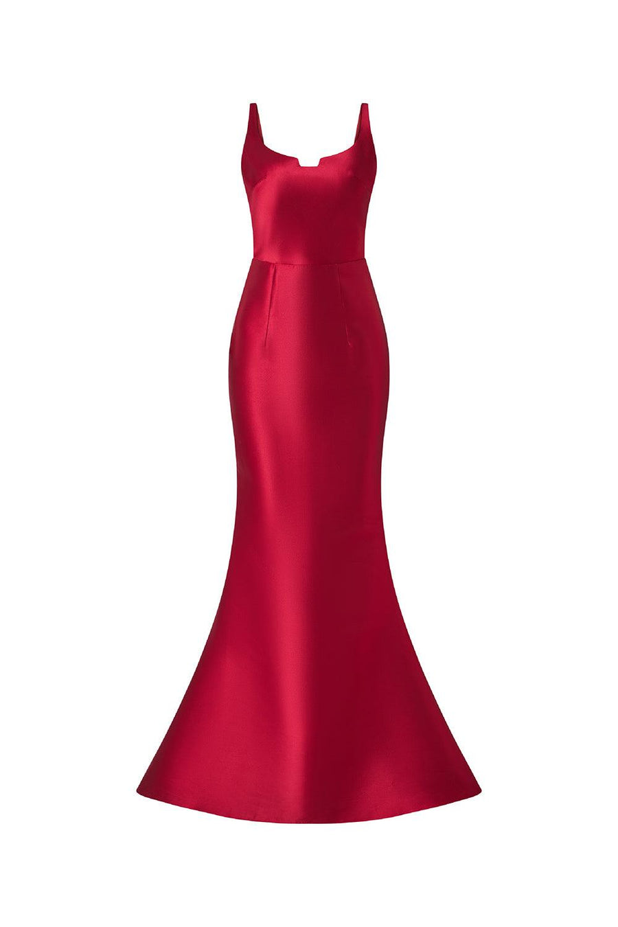 Hermeri Mermaid Flower Applique Taffeta Floor Length Set 7