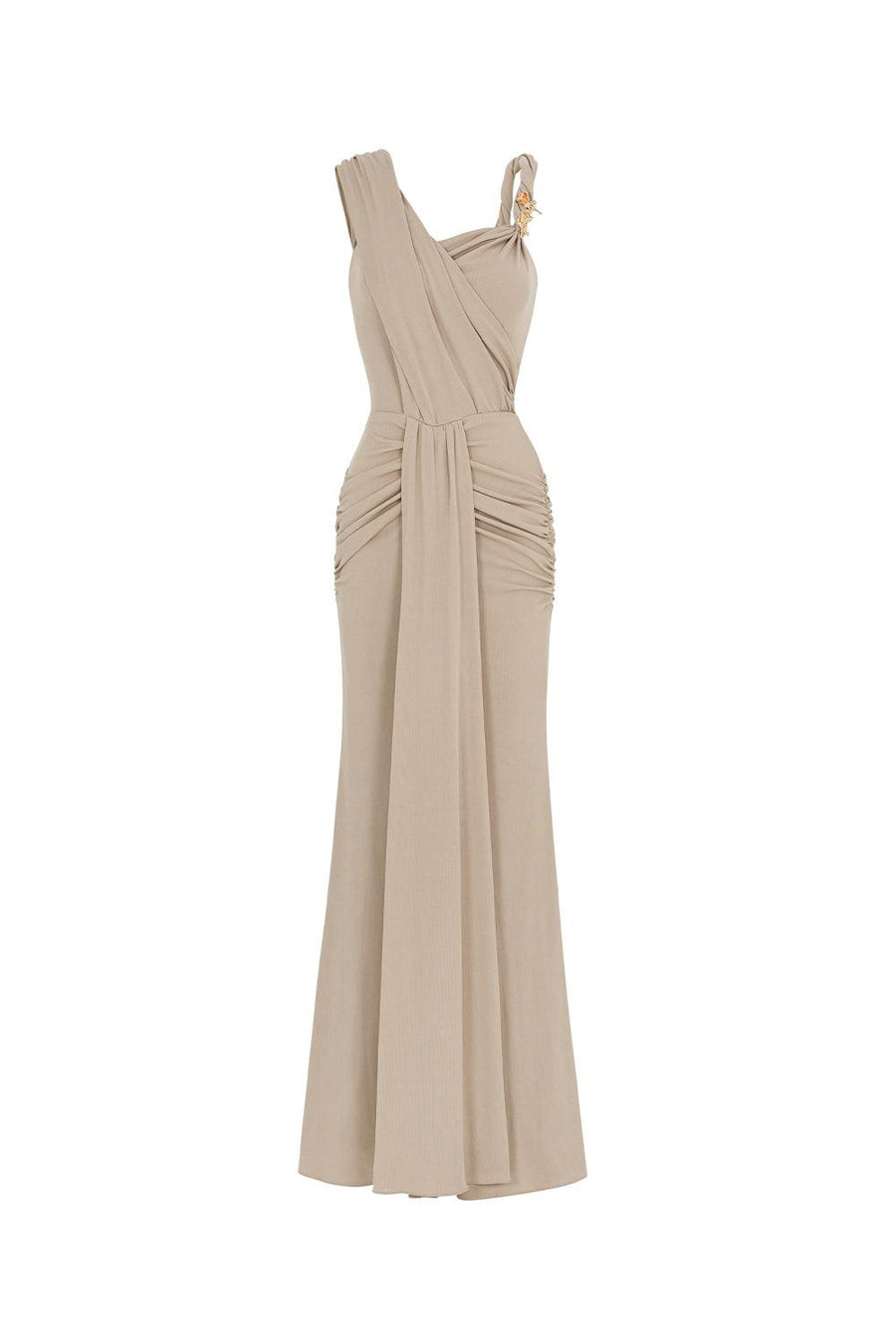 Majorie Sarong Twisted Spandex Ankle Length Dress Maxi Dress LaLING
