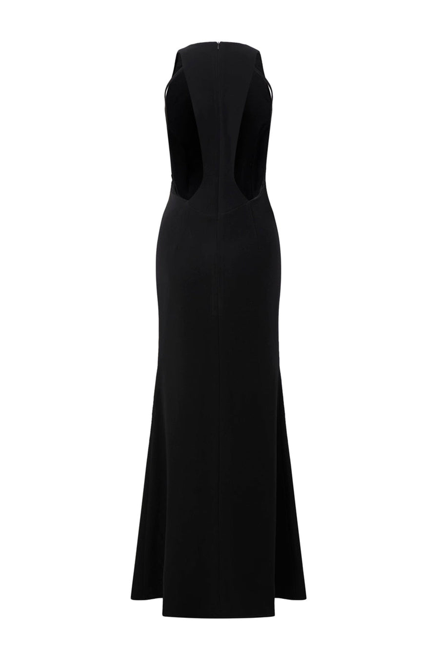 Sonata Halter Crepe Maxi Dress 4