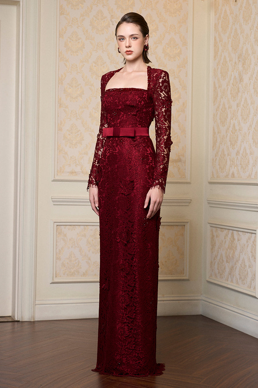 Étoile Trapeze Neck Maxi Dress 3