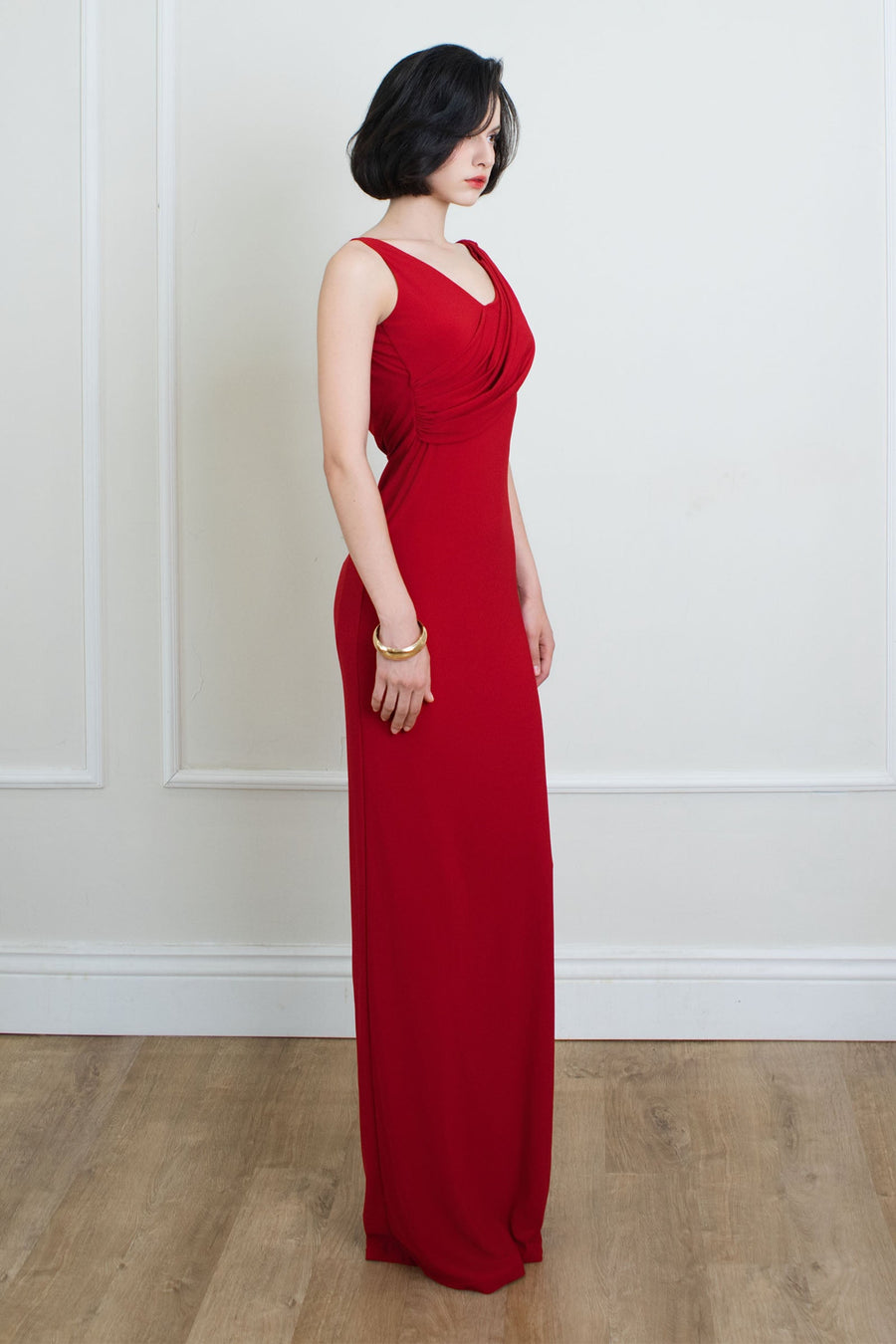 Rosea Draped Maxi Dress 5