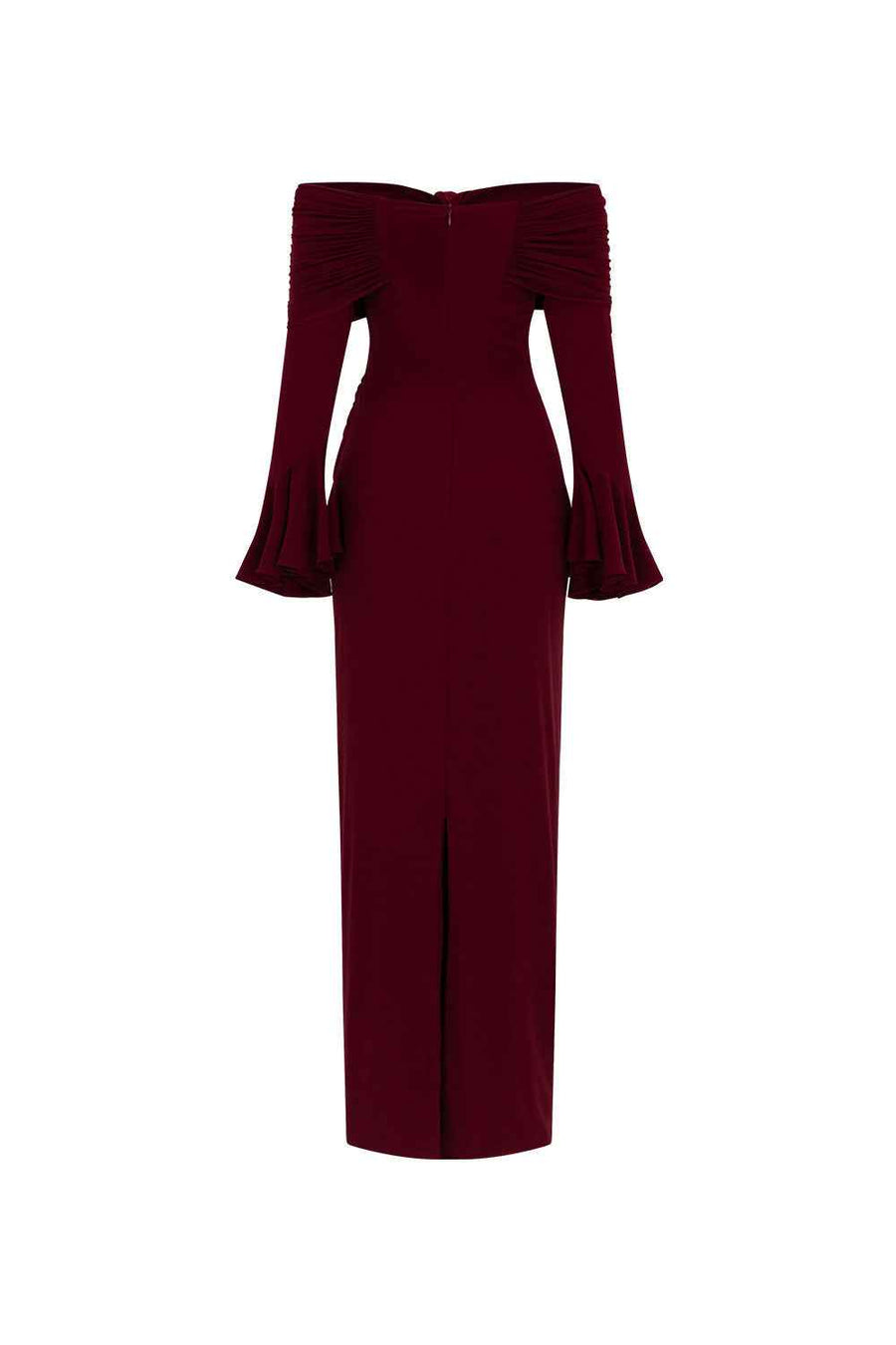 Glory Bodycon Off-Shoulder Spandex Ankle Length Dress Maxi Dress LaLING