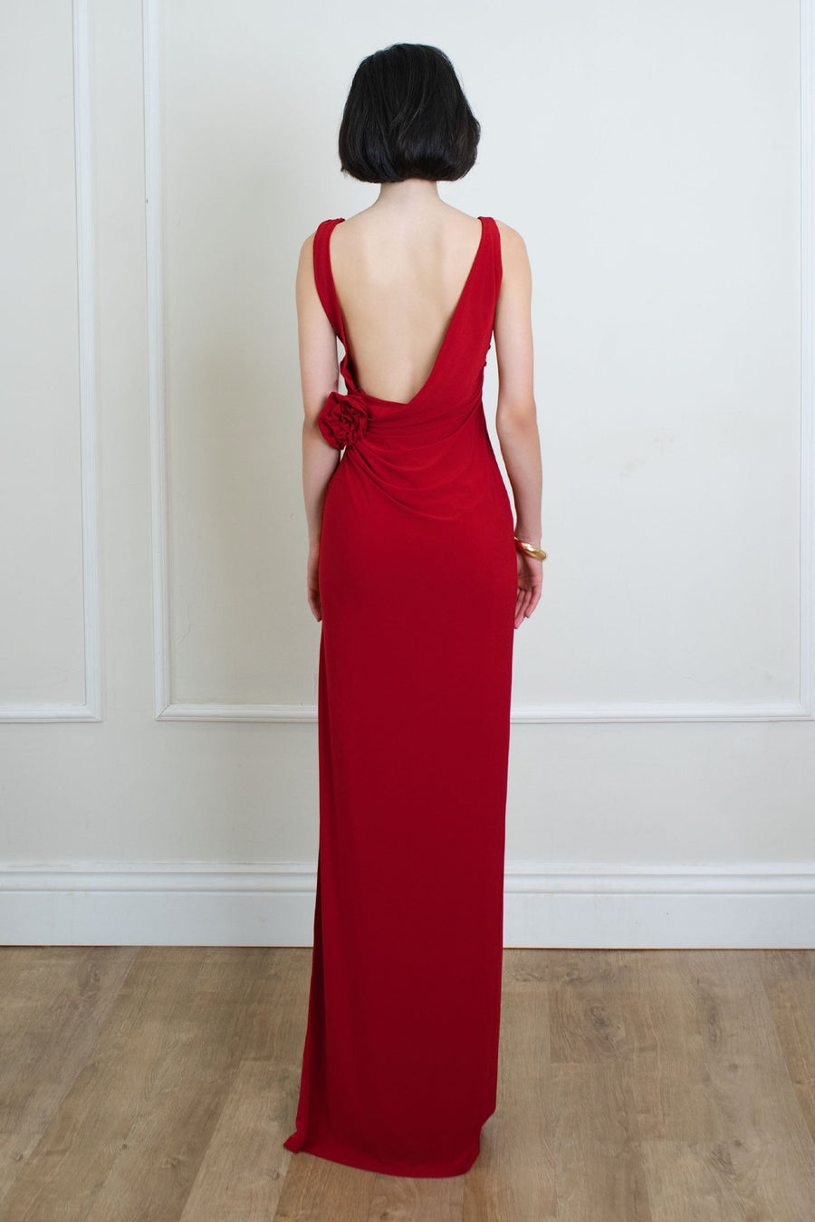 Rosea Draped Maxi Dress 2