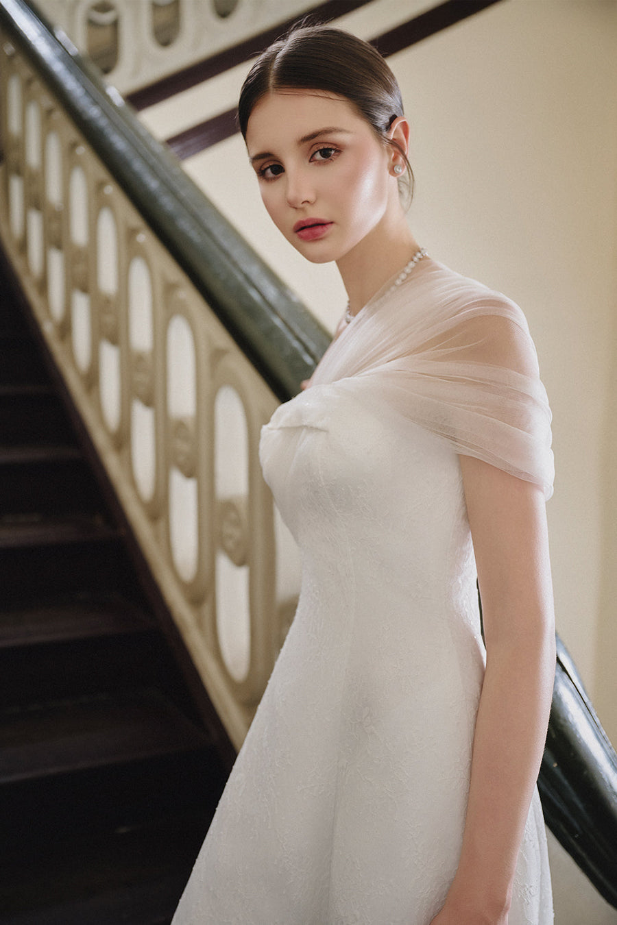 Delphine One Shoulder Midi Dress 9