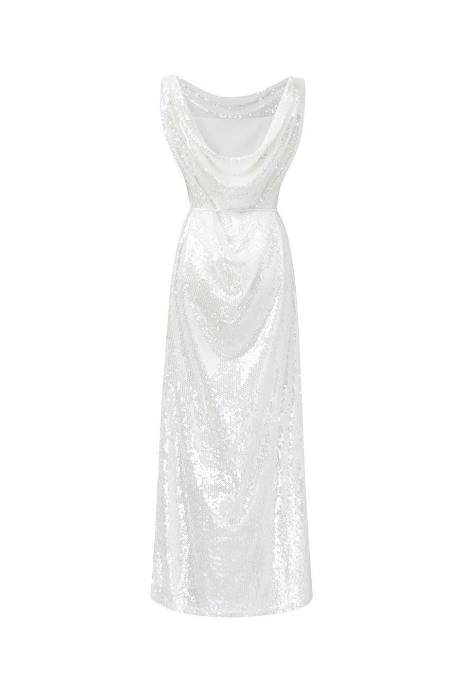 Le Charme Straight Sleeveless Tulle Ankle Length Dress Maxi Dress Arti Apparel