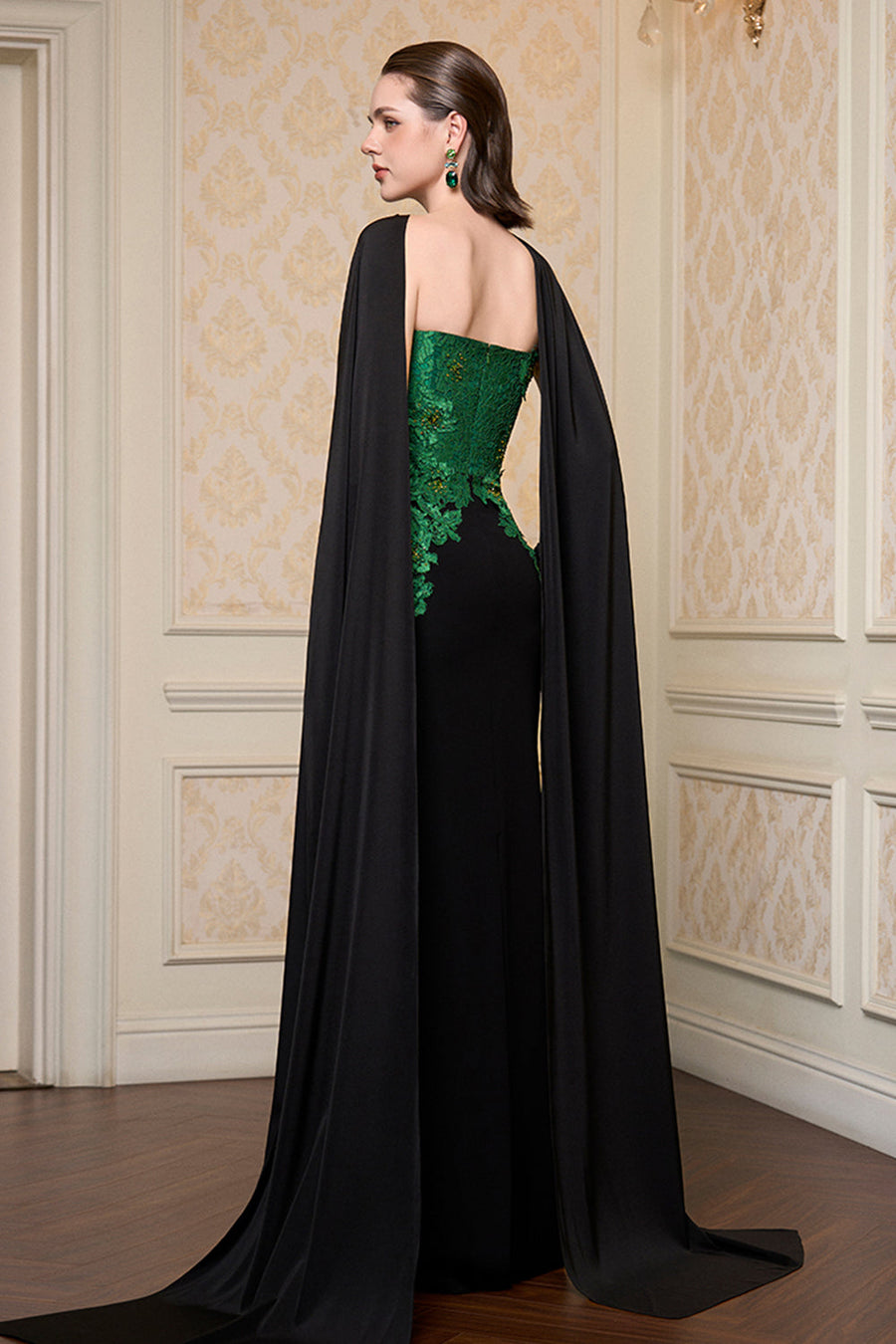 Vivienne Cape Sleeve Maxi Dress 2