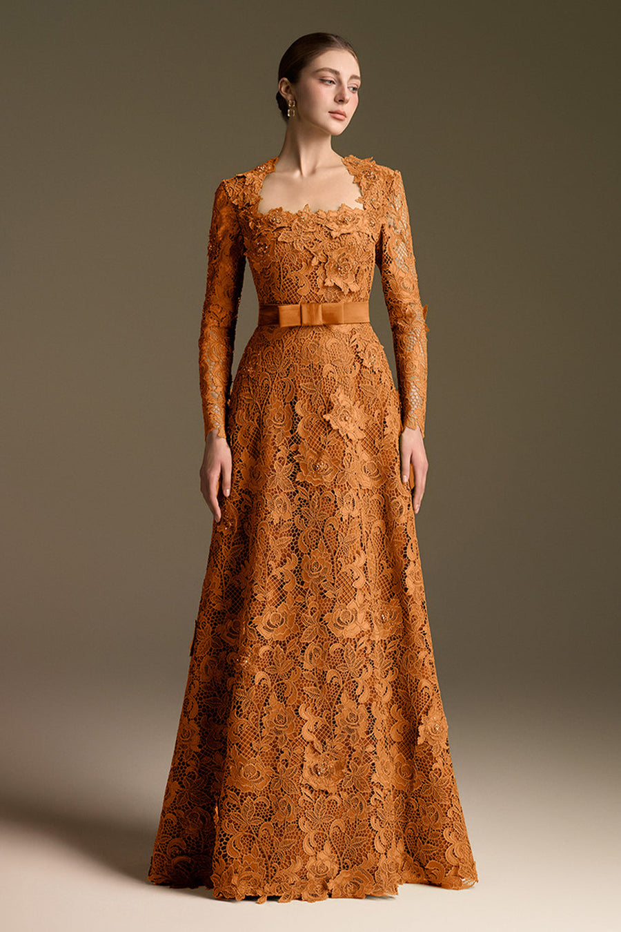 Noémie Trapeze Neck Maxi Dress 2