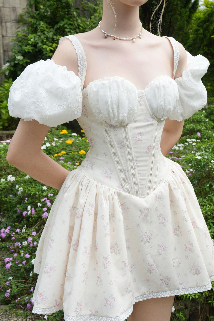 Roselune Ruched Mini Dress 6