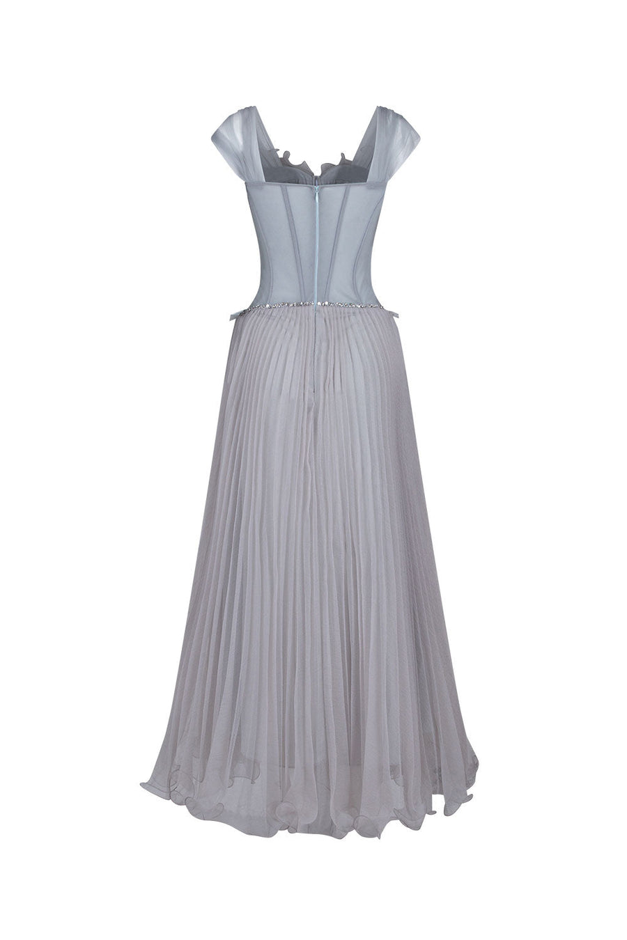 Twighlight A-line Corset Waist Foam Chiffon Ankle Length Dress Maxi Dress LINH PHUNG