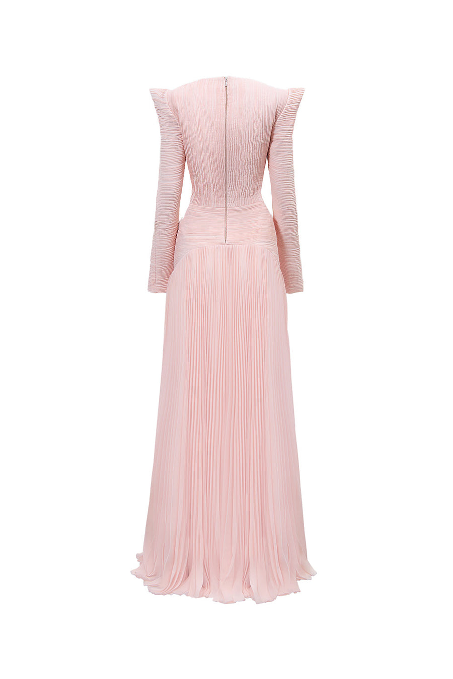 Celestial Drop Waist Square Shoulder Chiffon Floor Length Dress Maxi Dress CHYMEOCHY