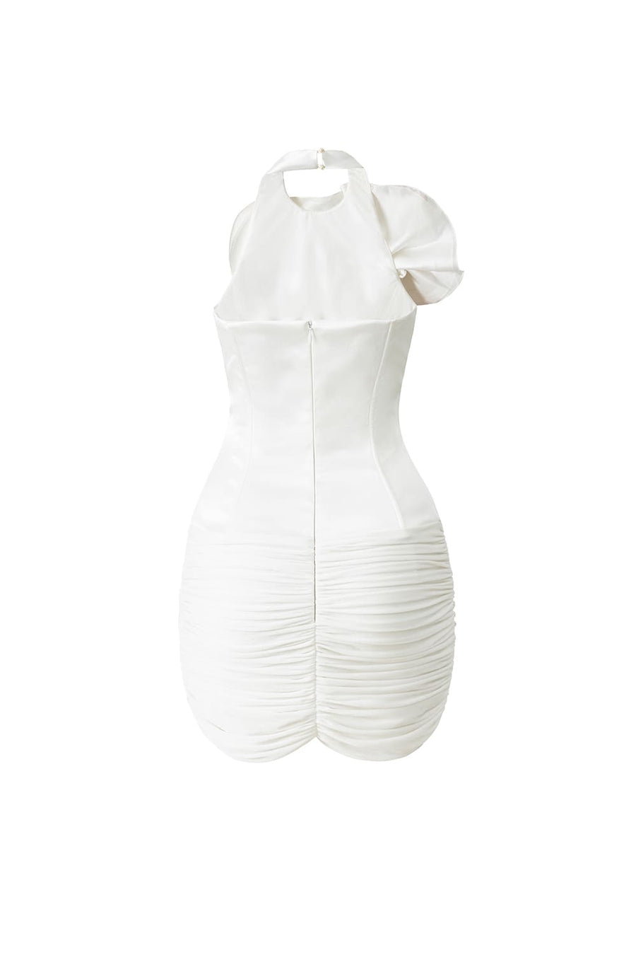 Serene Bodycon Corset Waist Silk Spandex Mini Dress 11
