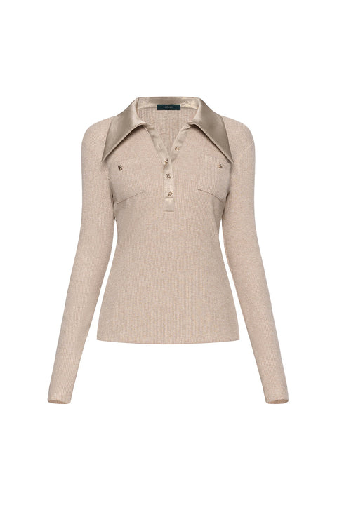 Celine Collared Top 1