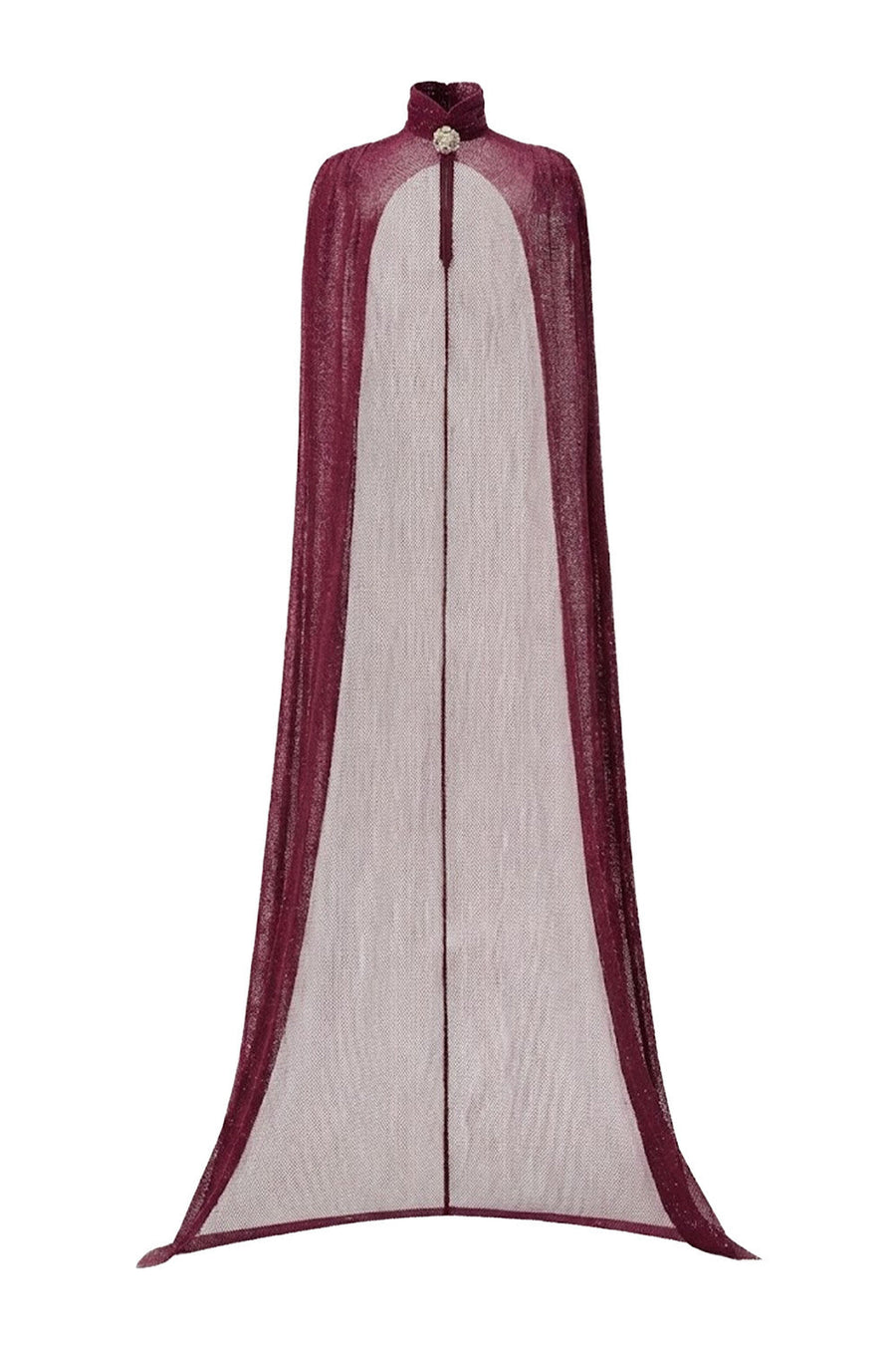Dunessia Cape High Neck Elastic Cotton Floor Length Cape 6