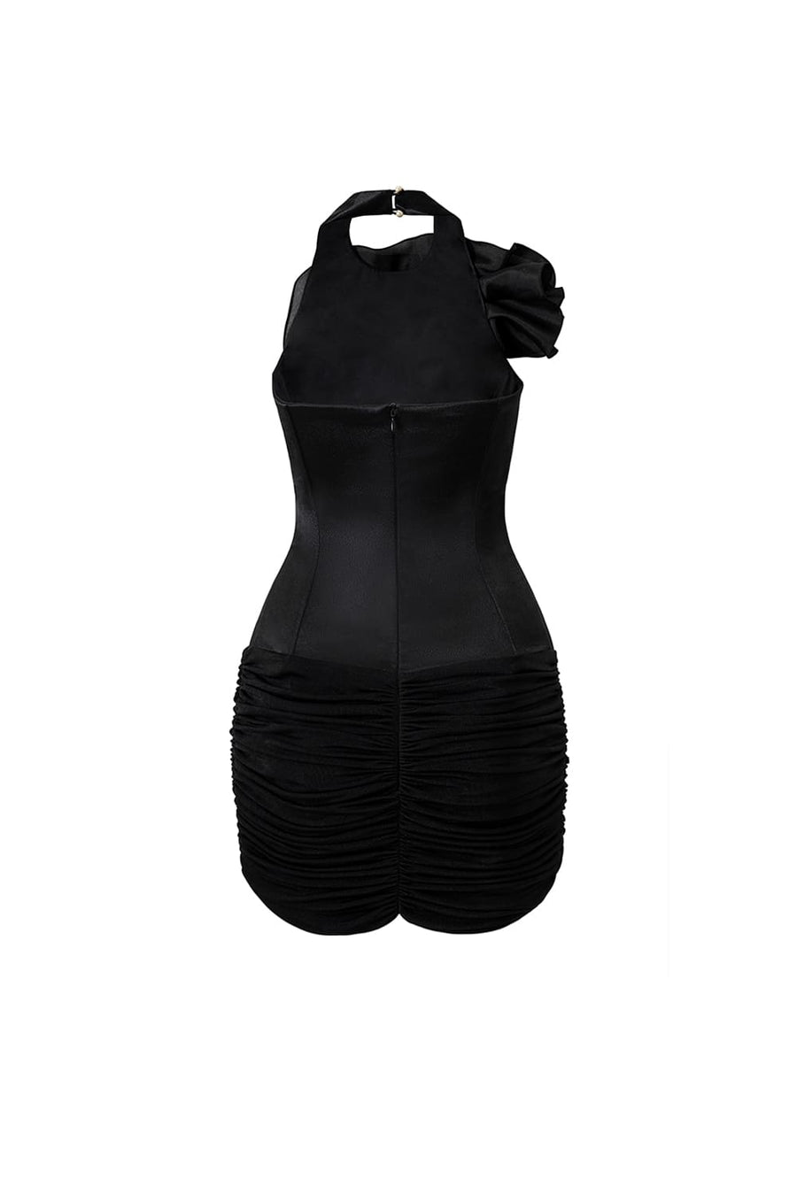 Serene Bodycon Corset Waist Silk Spandex Mini Dress 4