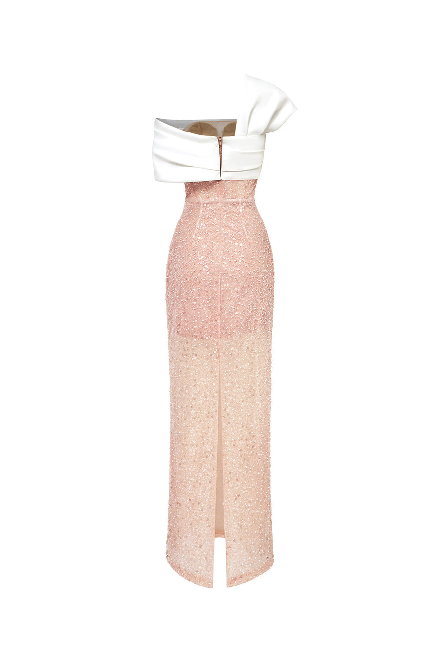 Meteor Sheath Sequin Mesh Lace Ankle Length Dress Maxi Dress Calista de Minh Thanh