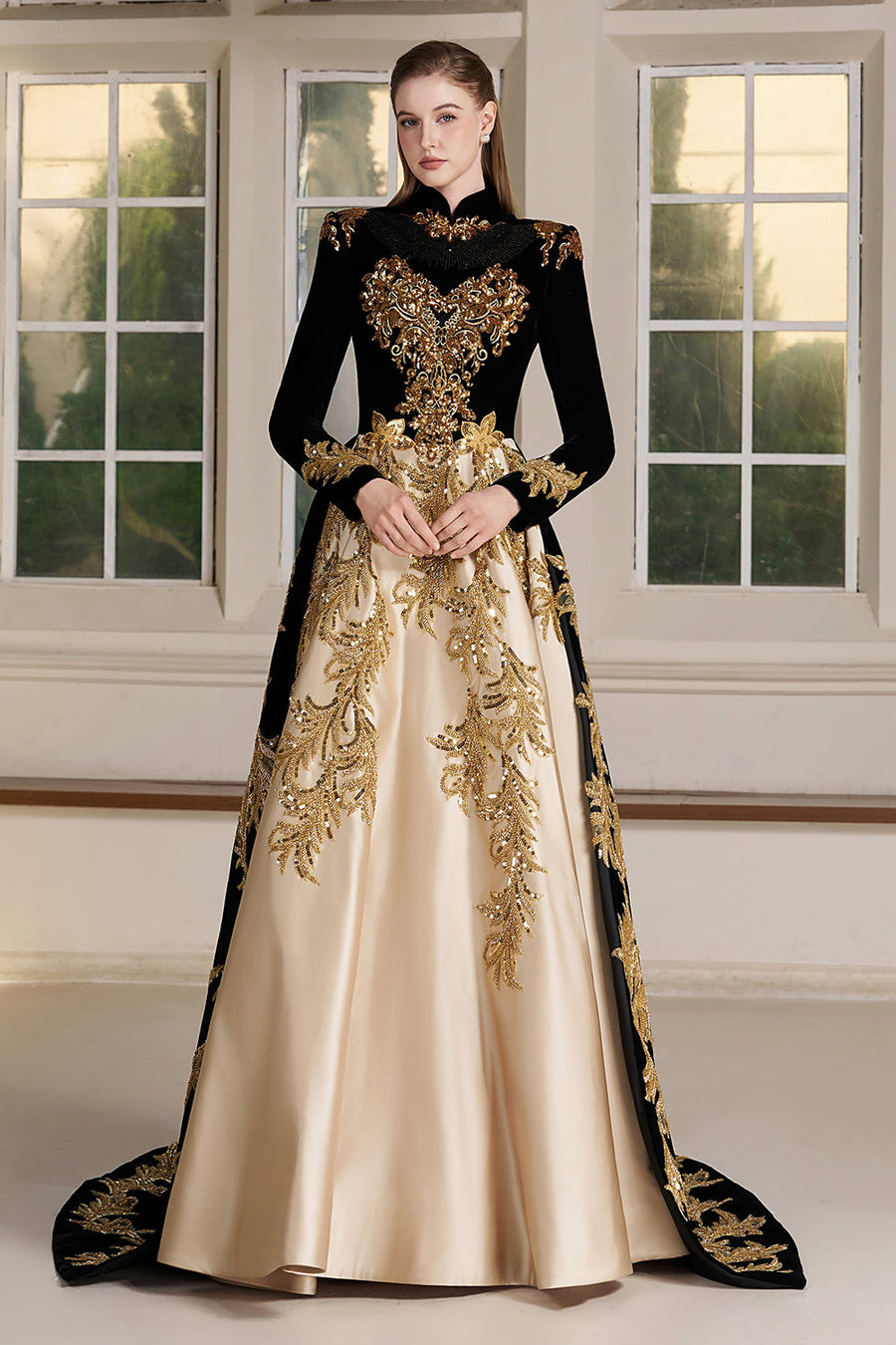 Elenor Embroidery Maxi Dress 6
