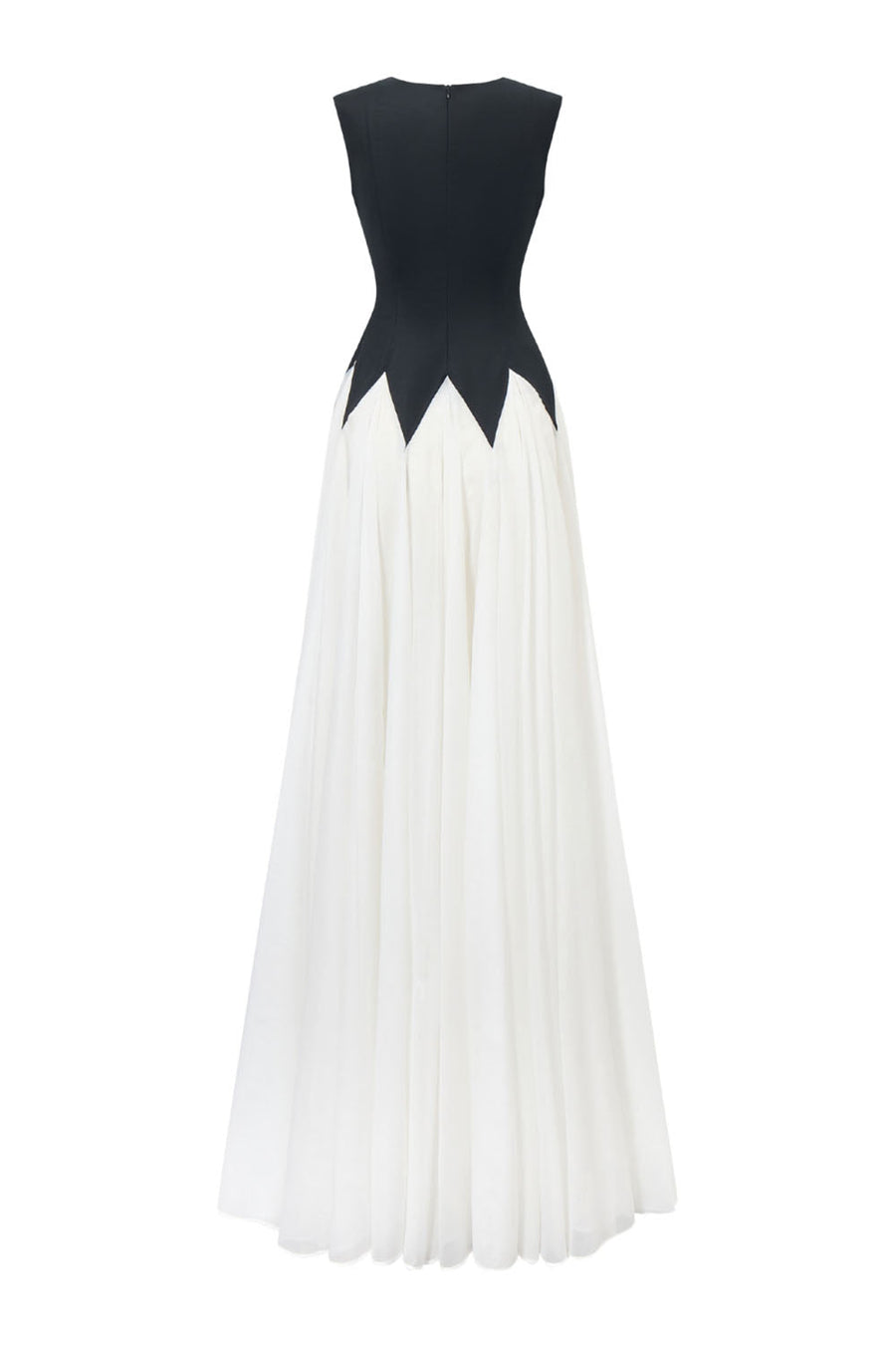 Starlight Tide A-line Pleated Khaki Silk Floor Length Dress Maxi Dress CHYMEOCHY