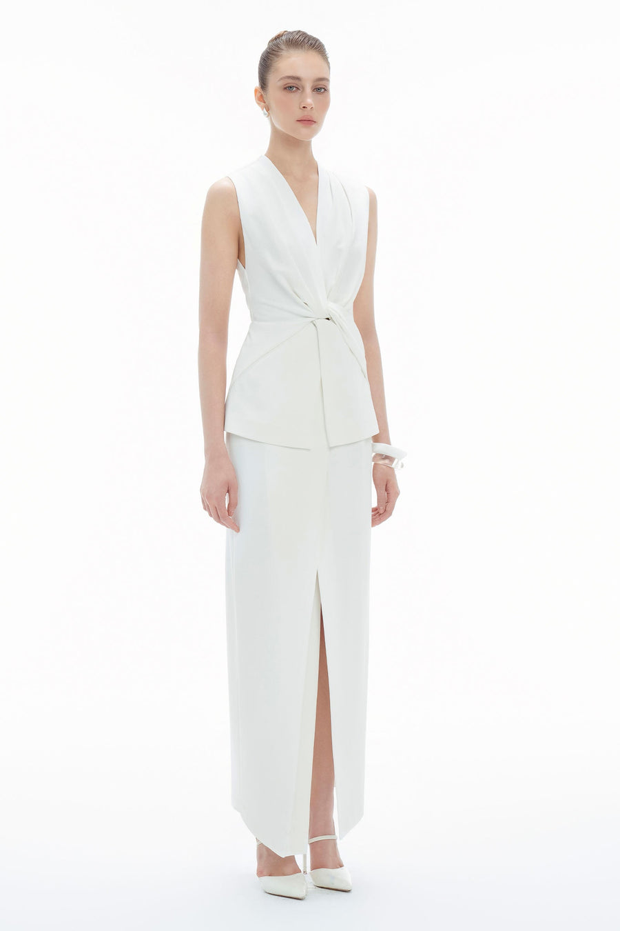 Drapped V-Neck Top 3