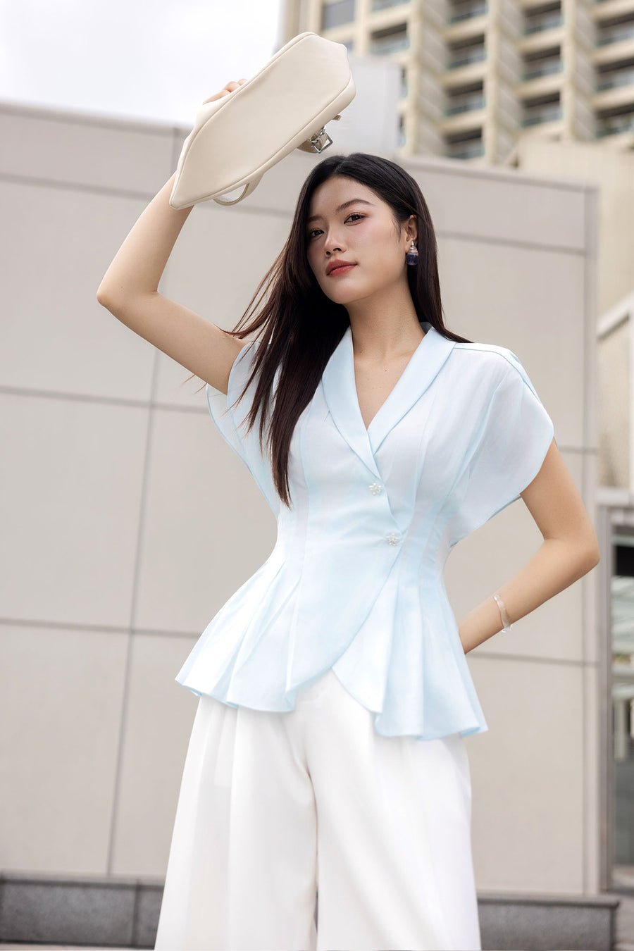 Chi Lan Butterfly Sleeve Top 3