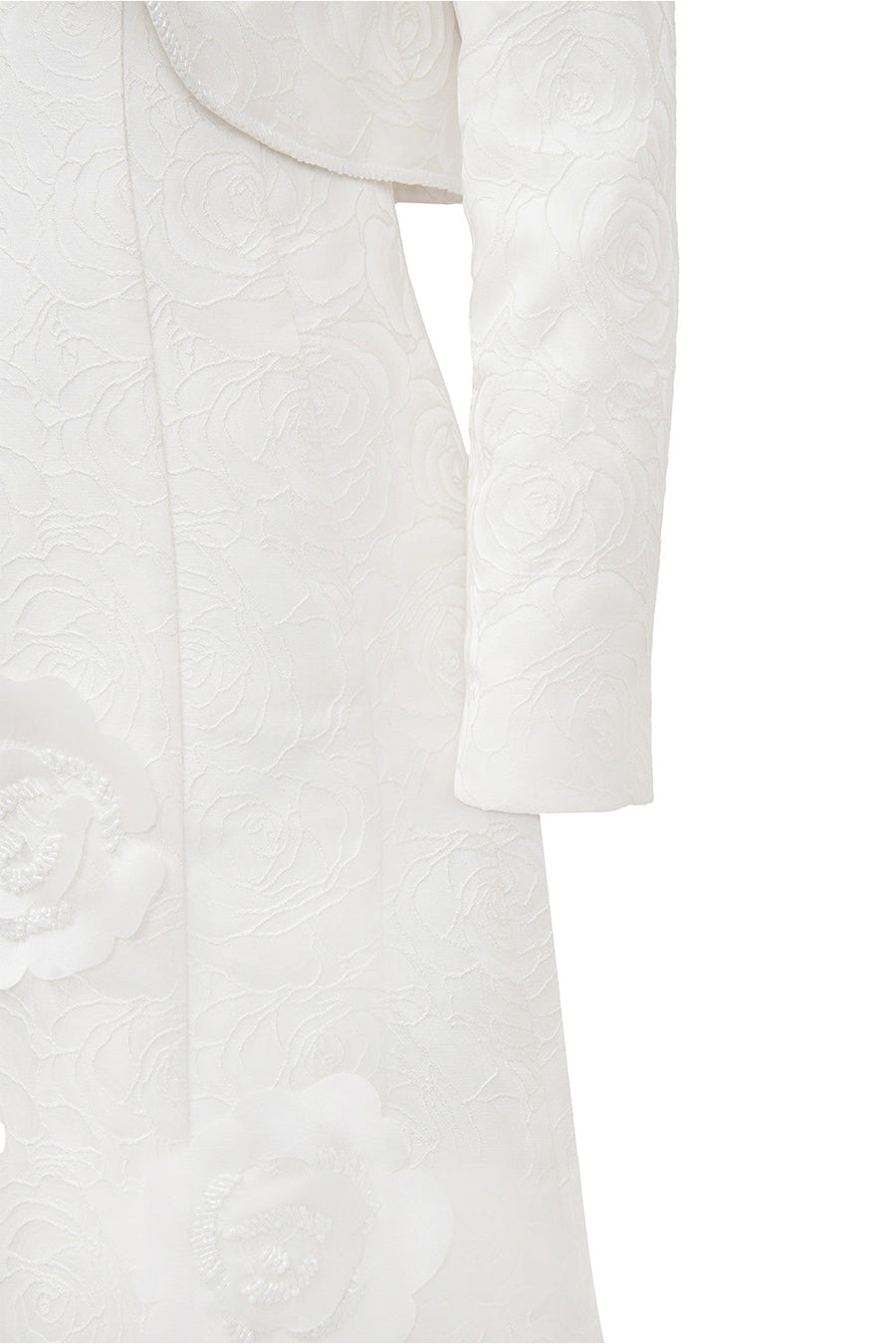 Rosalie A-line Long Sleeved Jacquard Calf Length Set 11