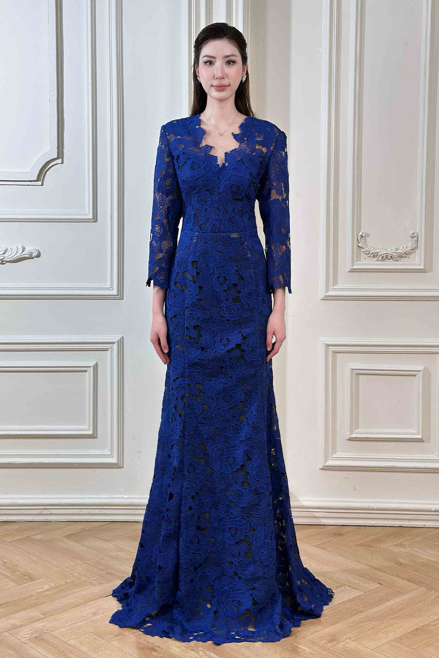 Irene V-Neck Maxi Dress 2