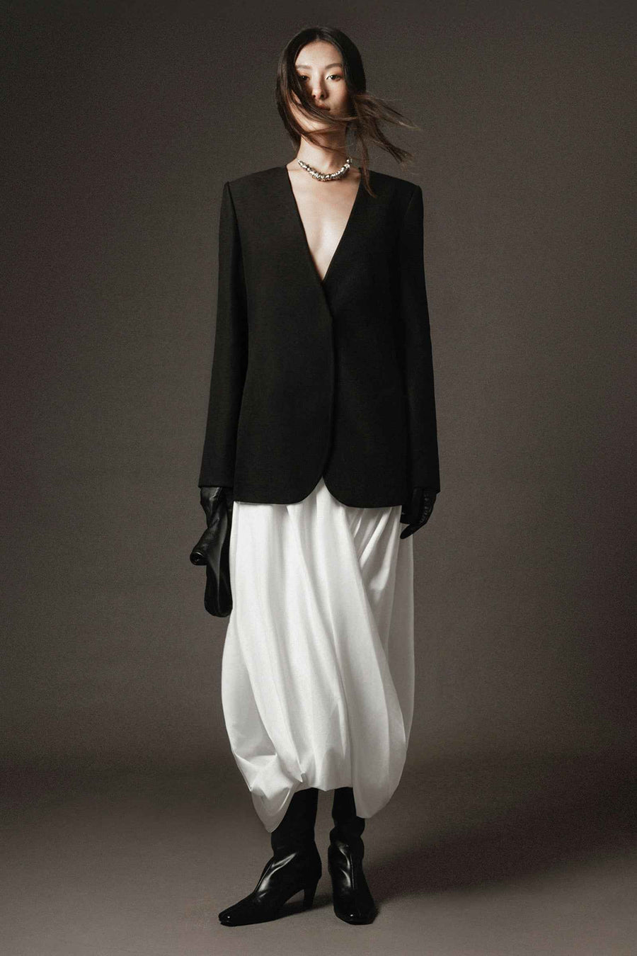 Tori Bubble Draped Skirt