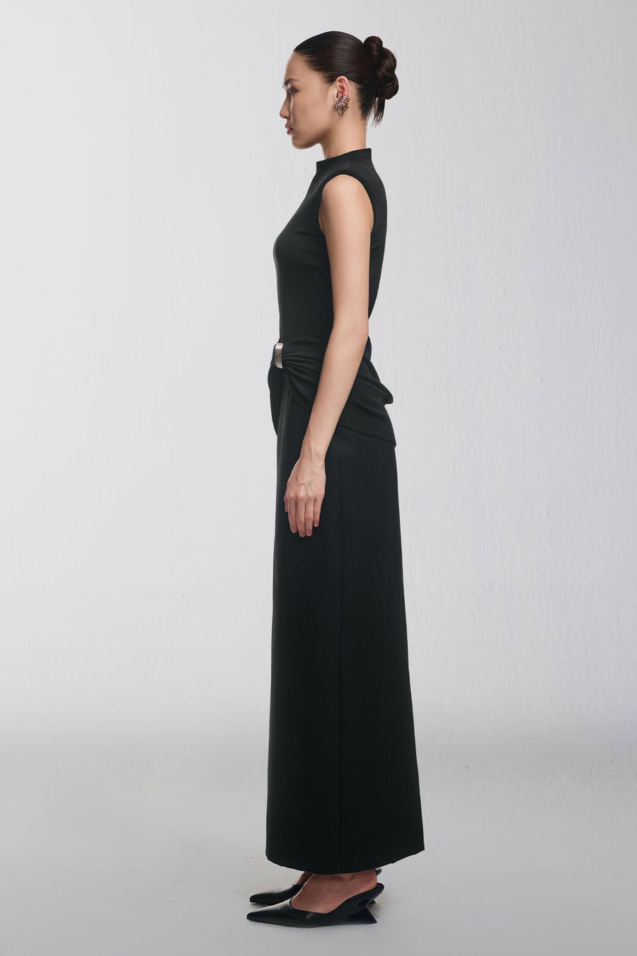 Amour Straight Polycotton Skirt 4