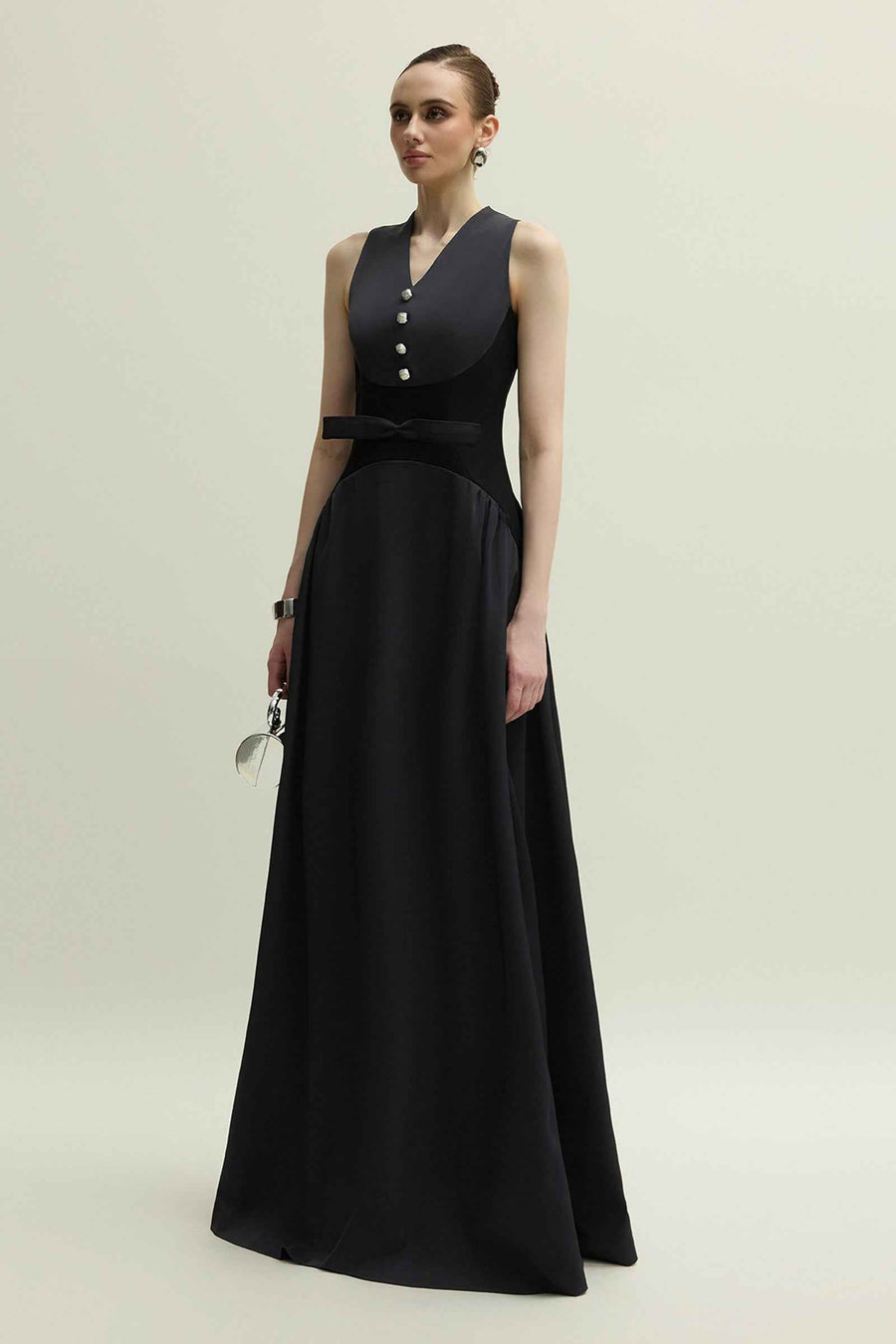 Richmond A-line Ribbon Maxi Dress