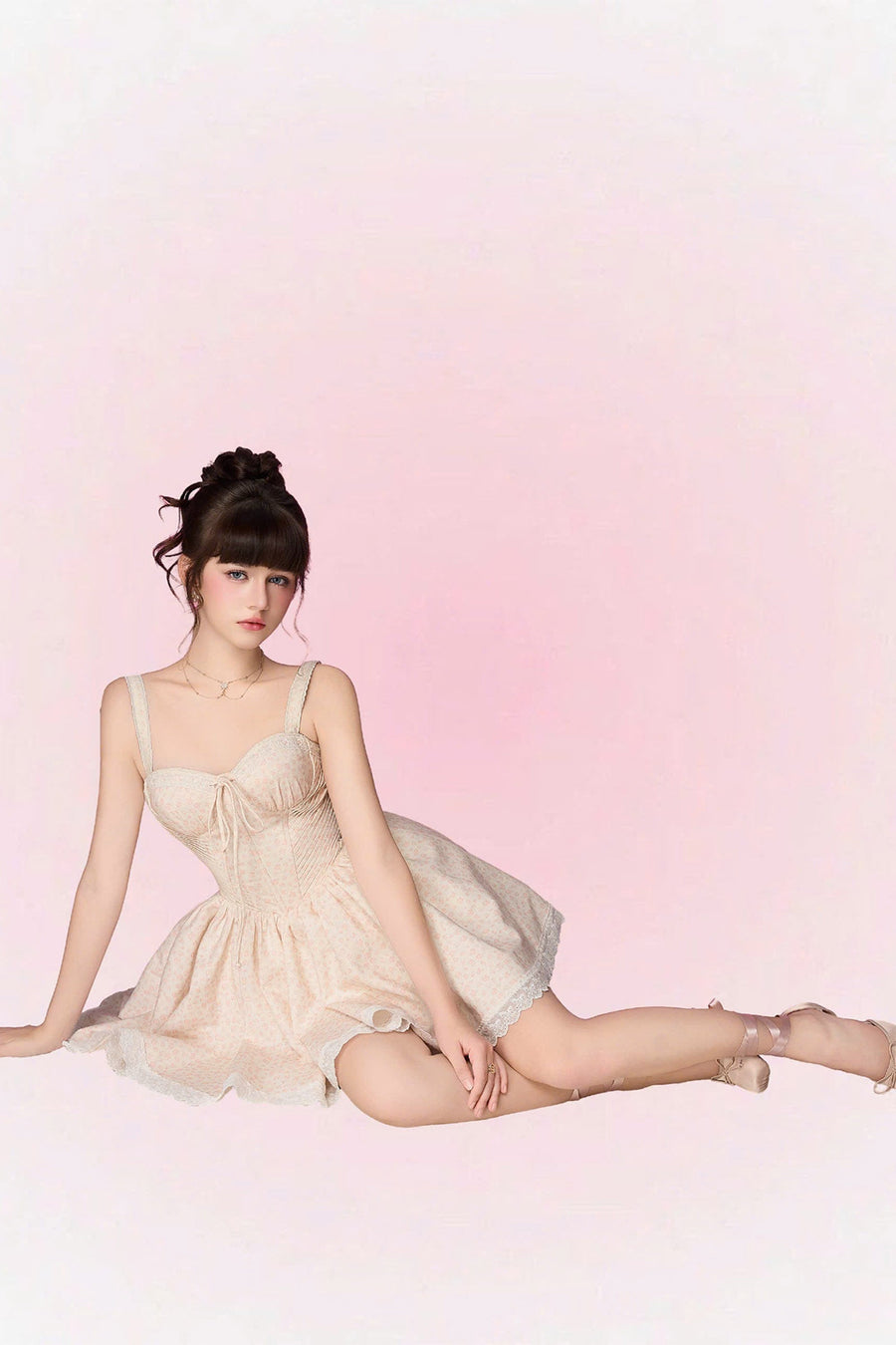 Iris Sweetheart Ribbon Mini Dress 5