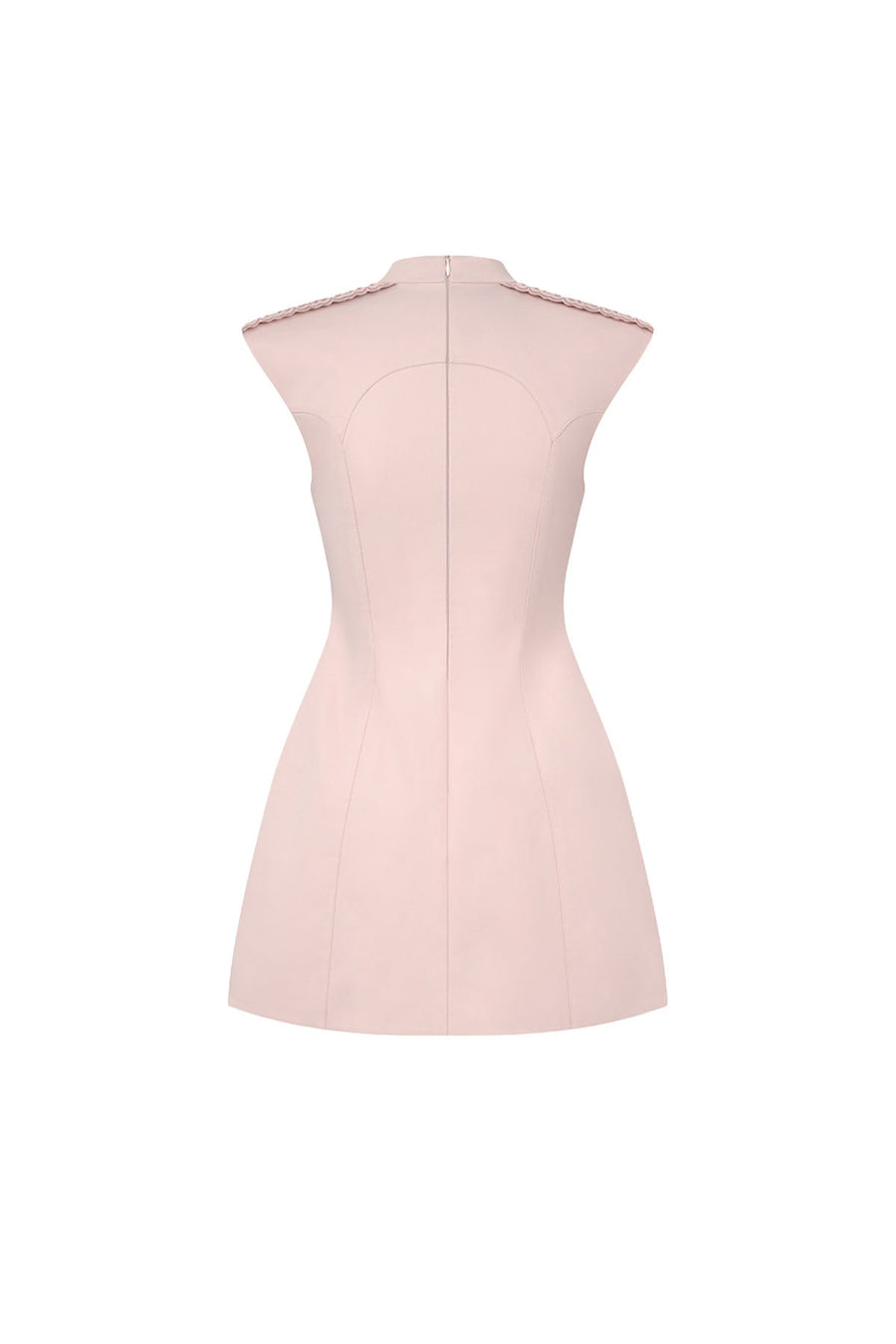 Rosamund Mock Neck Mini Dress 4