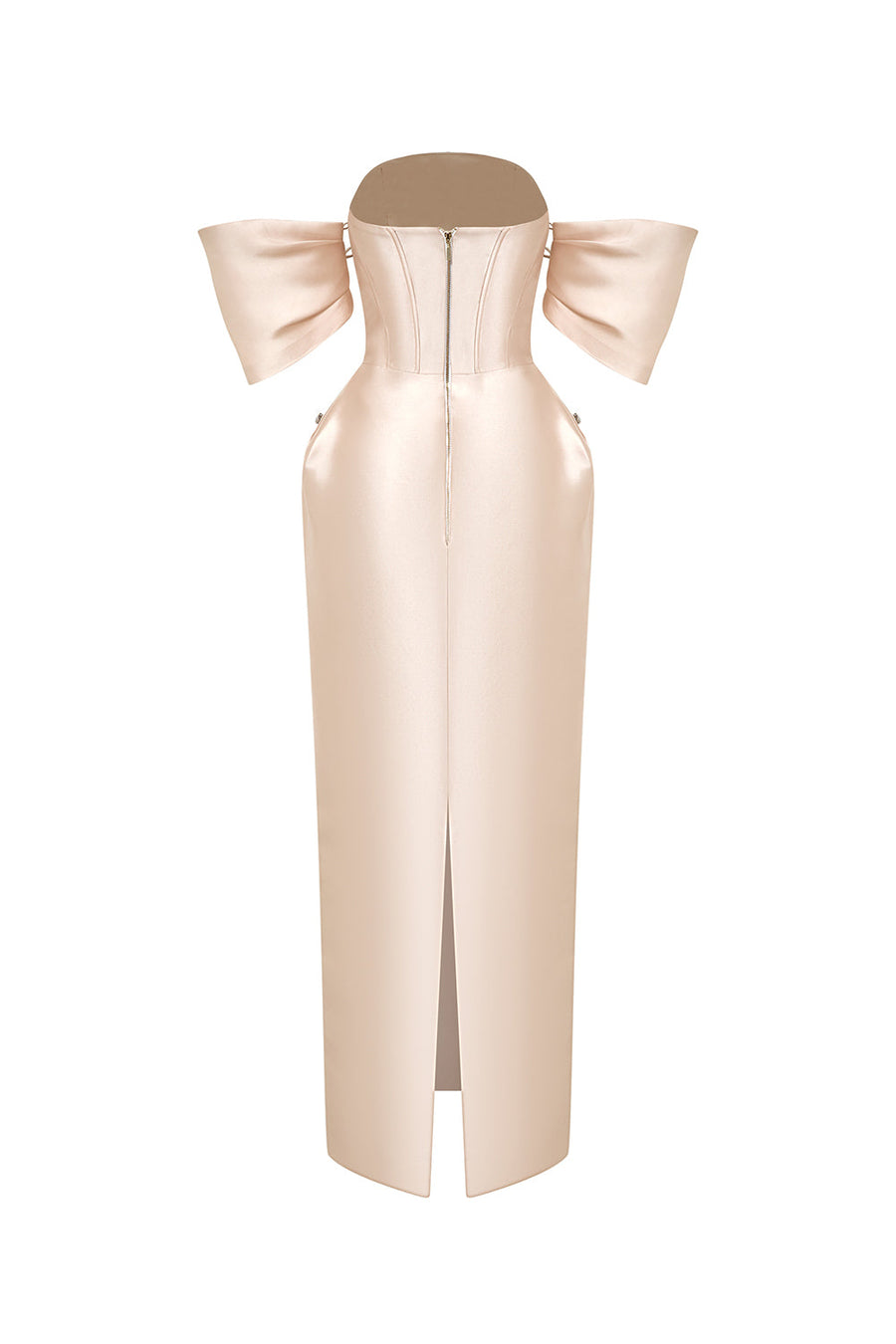Equinox Pegged Stone Taffeta Ankle Length Dress Gown Dress Calista de Minh Thanh