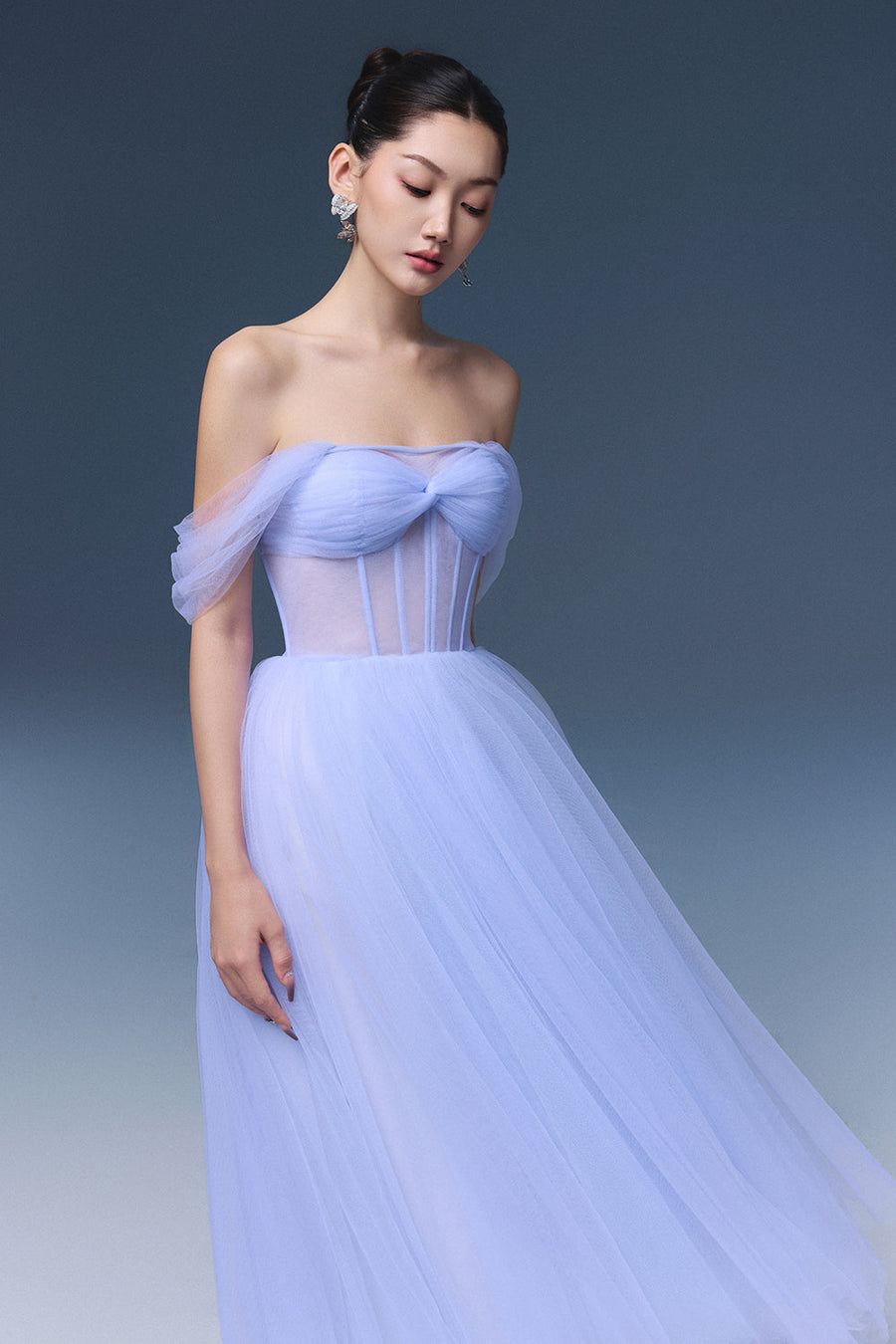 Josephine Draped Midi Dress 4