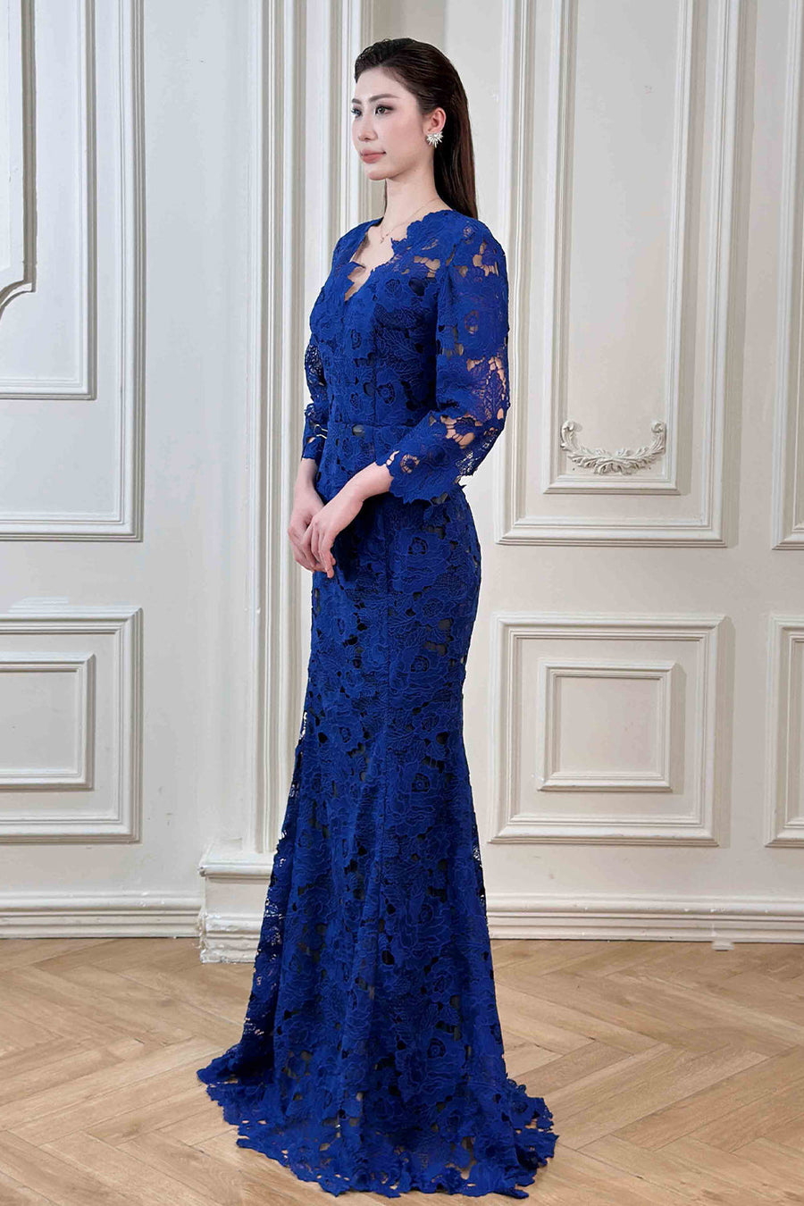Irene V-Neck Maxi Dress 4