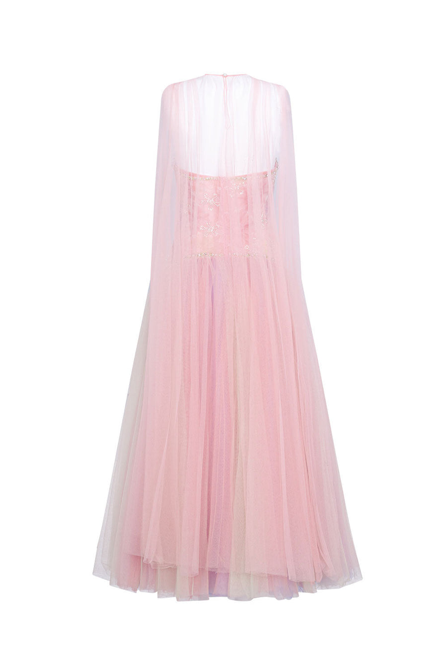 Roxie A-line Halter Neck Tulle Ankle Length Dress Maxi Dress LINH PHUNG