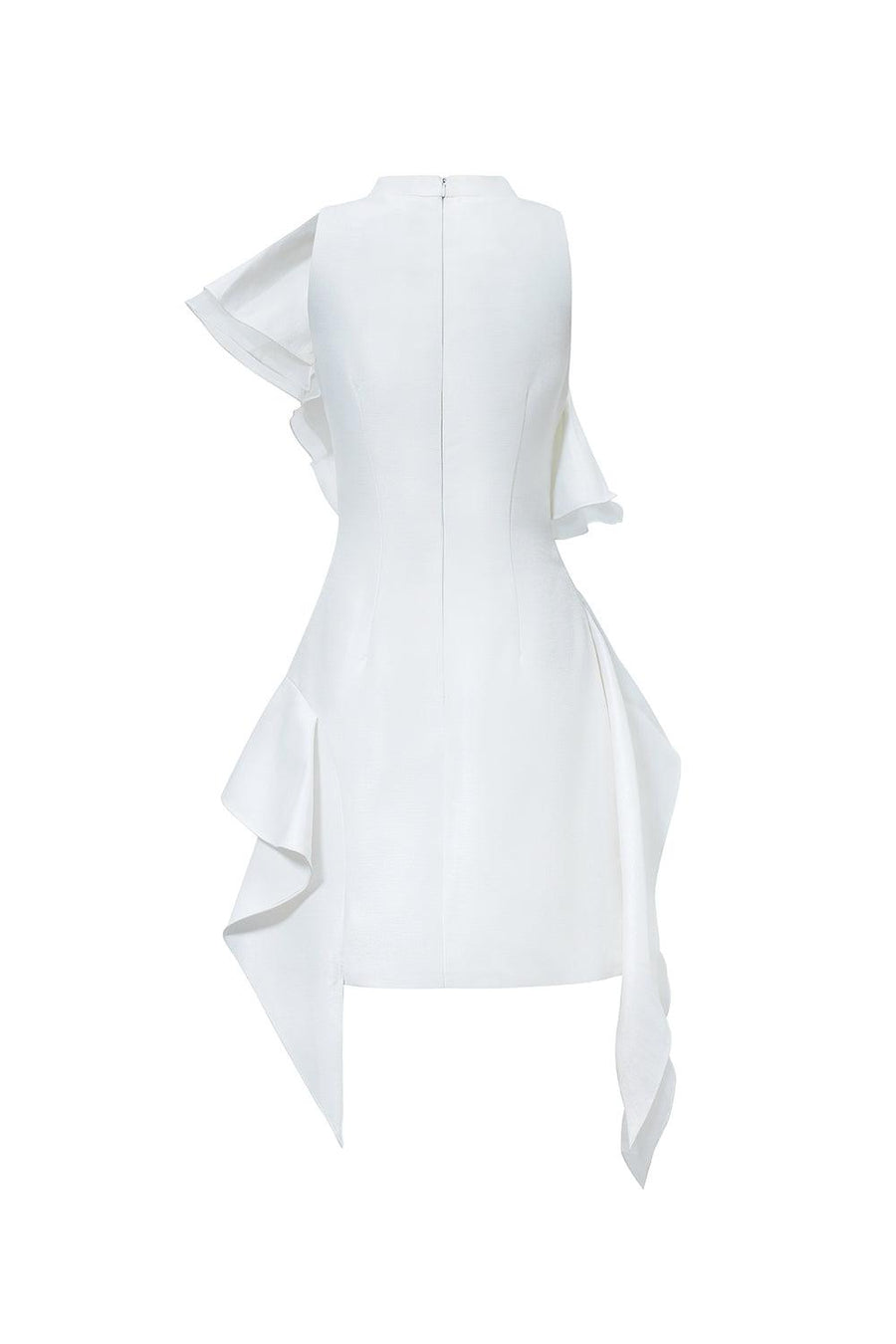Seraph Pencil Ruffle Layer Taffeta Mini Dress Mini Dress Calista de Minh Thanh