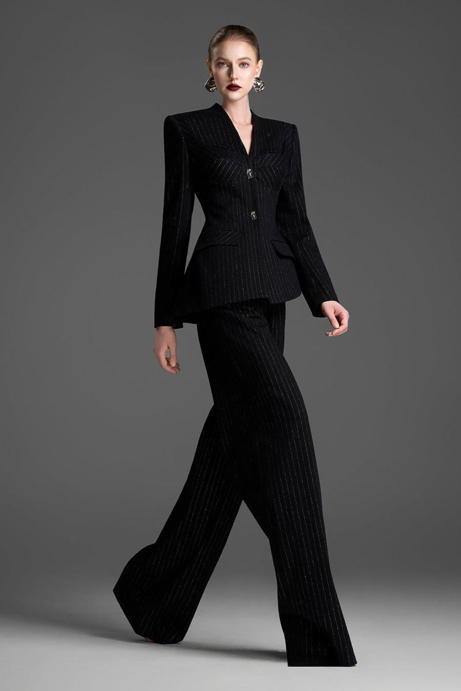 Amara Peplum Button Blazer 5