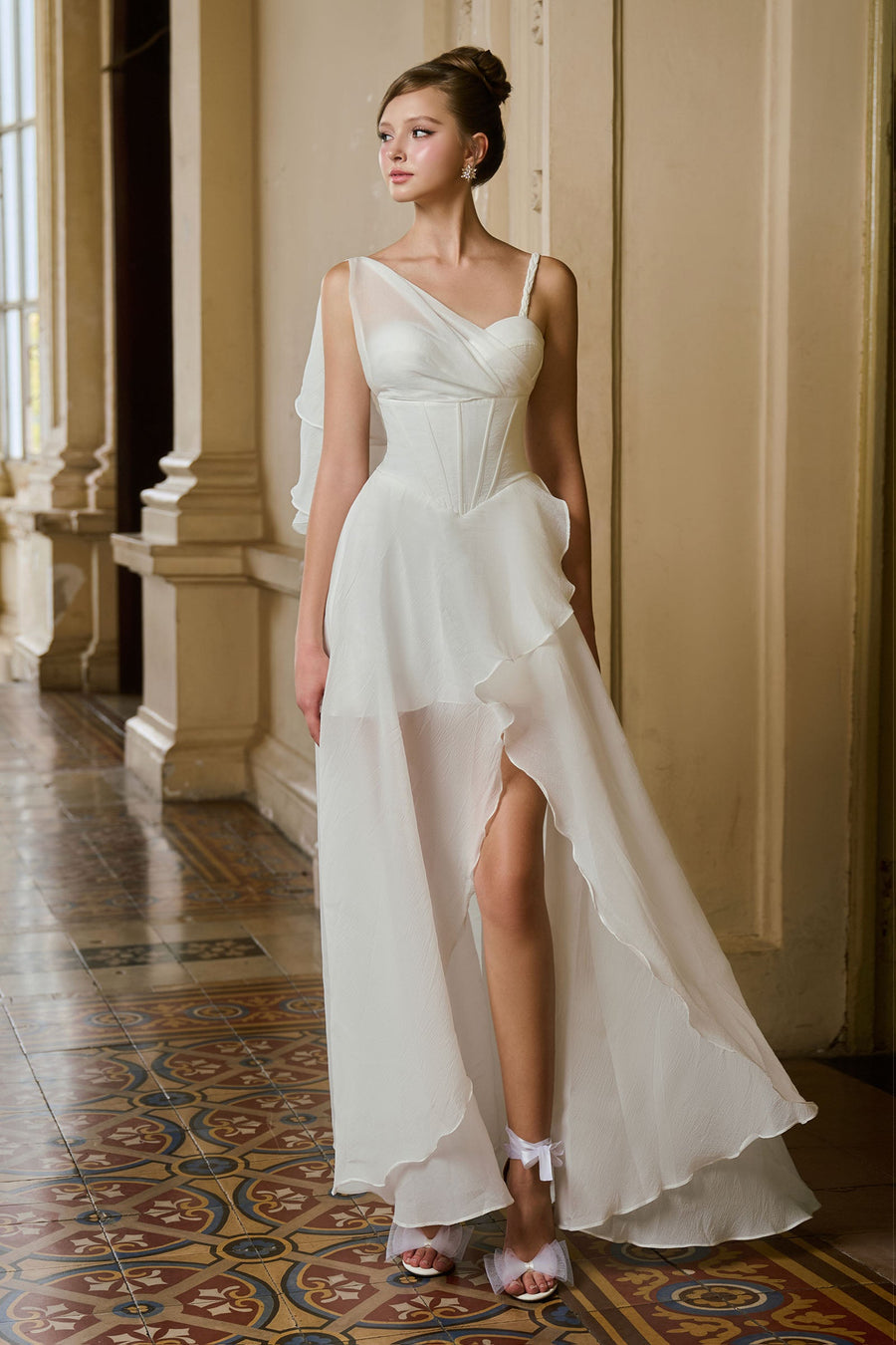 Celeste Asymmetric Maxi Dress 3