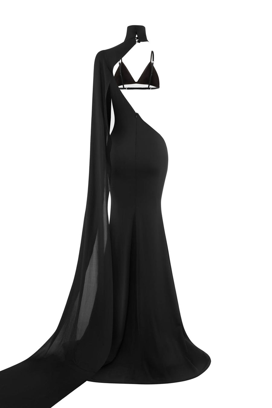 Selene Bodycon Cut-Out Spandex Floor Length Dress 2